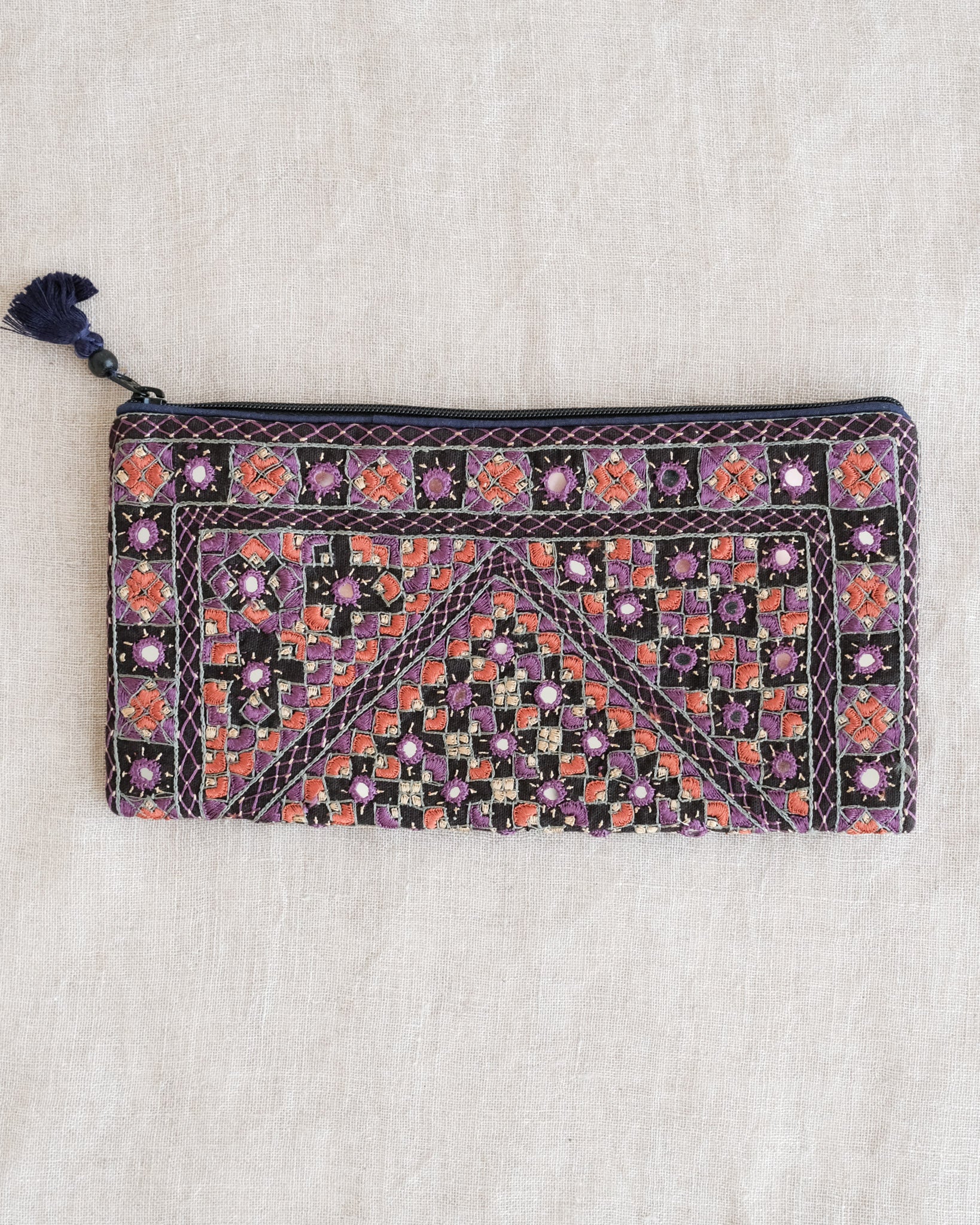 Kachchh Embroidery - Clutch - Sodha Rajput - Sunset - Image 3