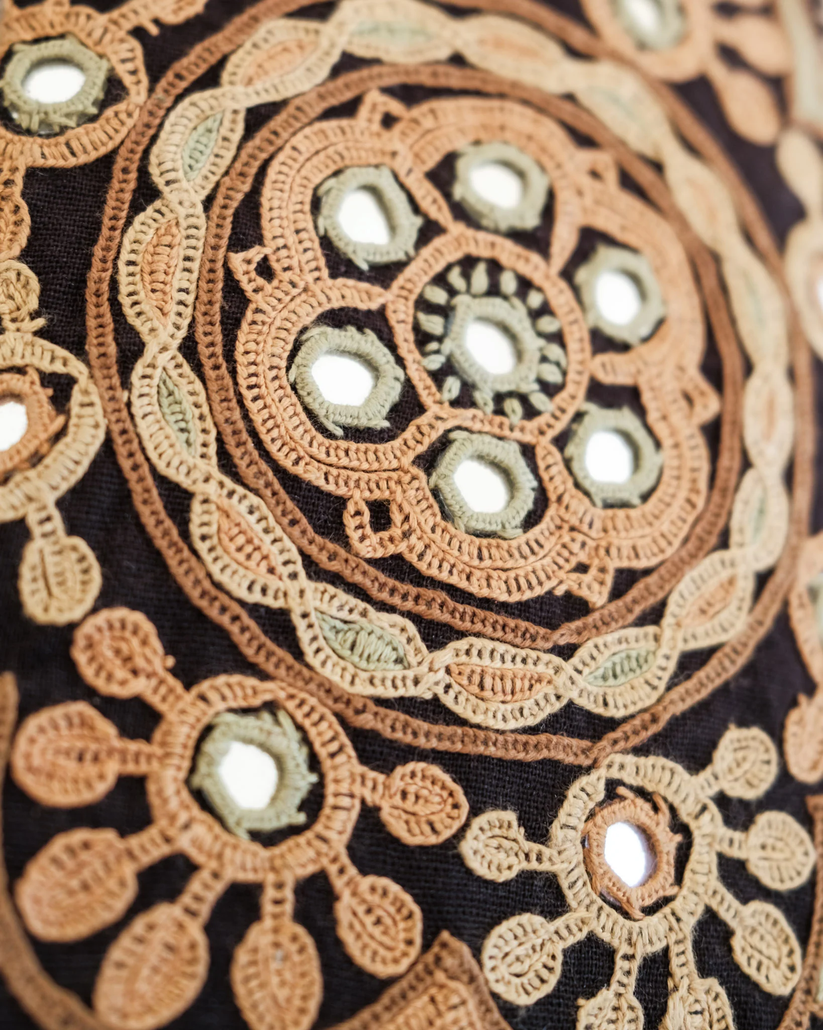 Kachchh Embroidery - Phone Pouch - Ahir - Sienna - Image 3