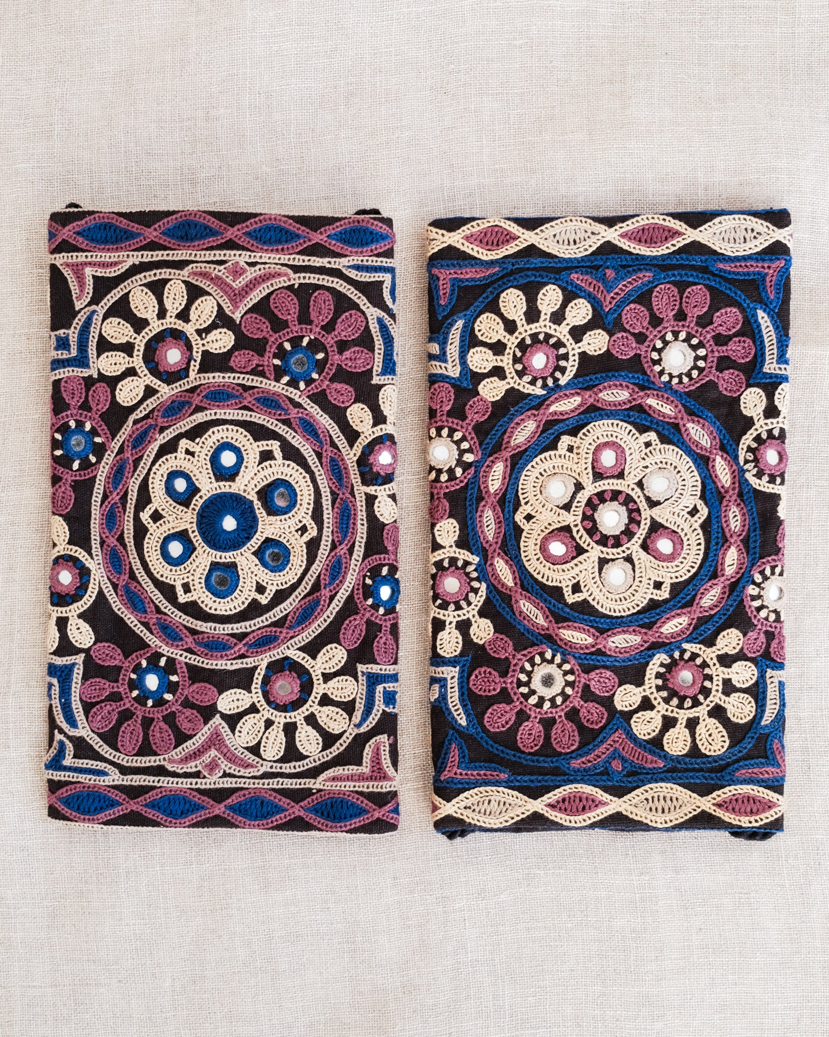 Kachchh Embroidery - Phone Pouch - Ahir - Violet - Image 4