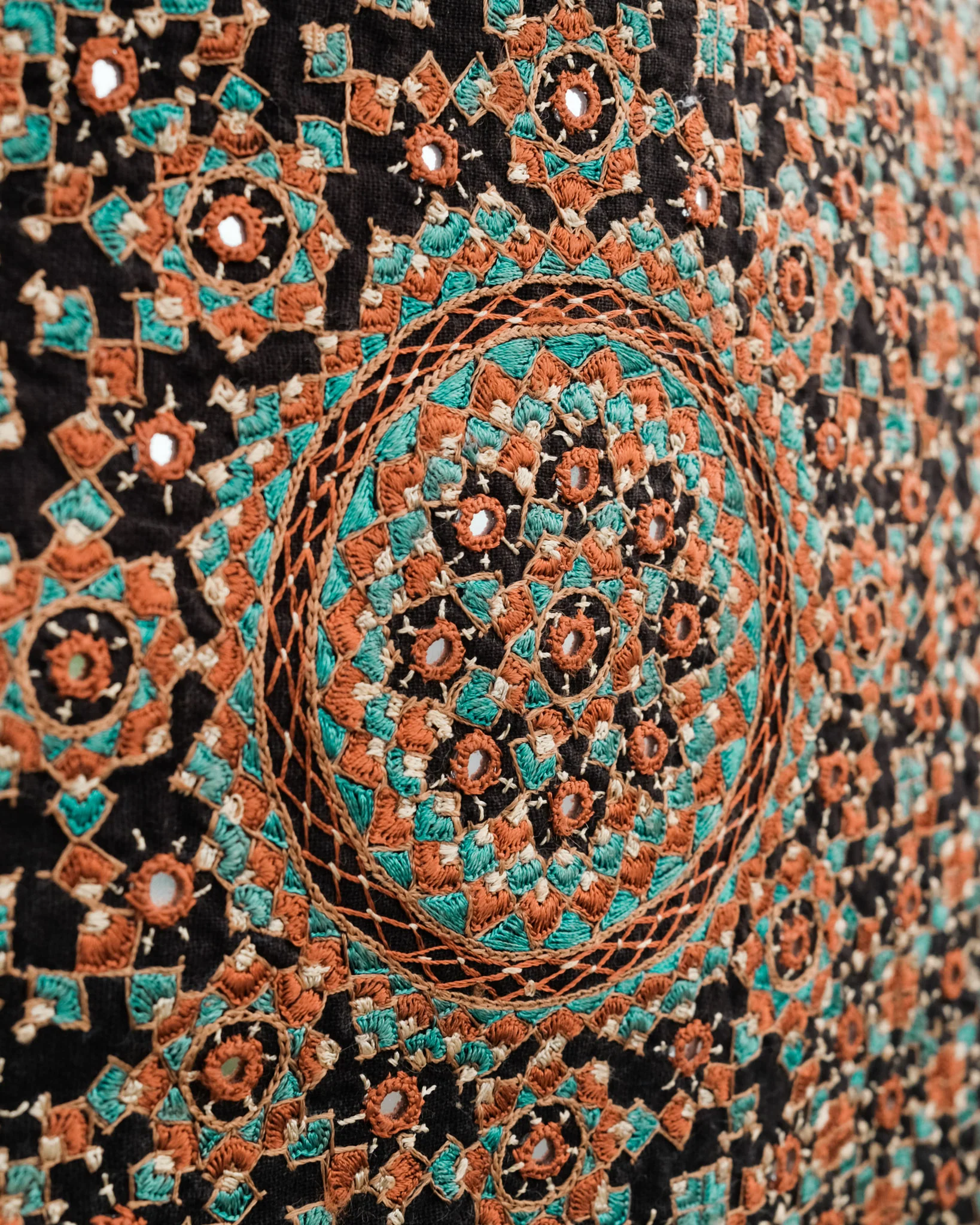 Kachchh Embroidery - Shoulder Bag - Sodha Rajput - Chai - Image 2