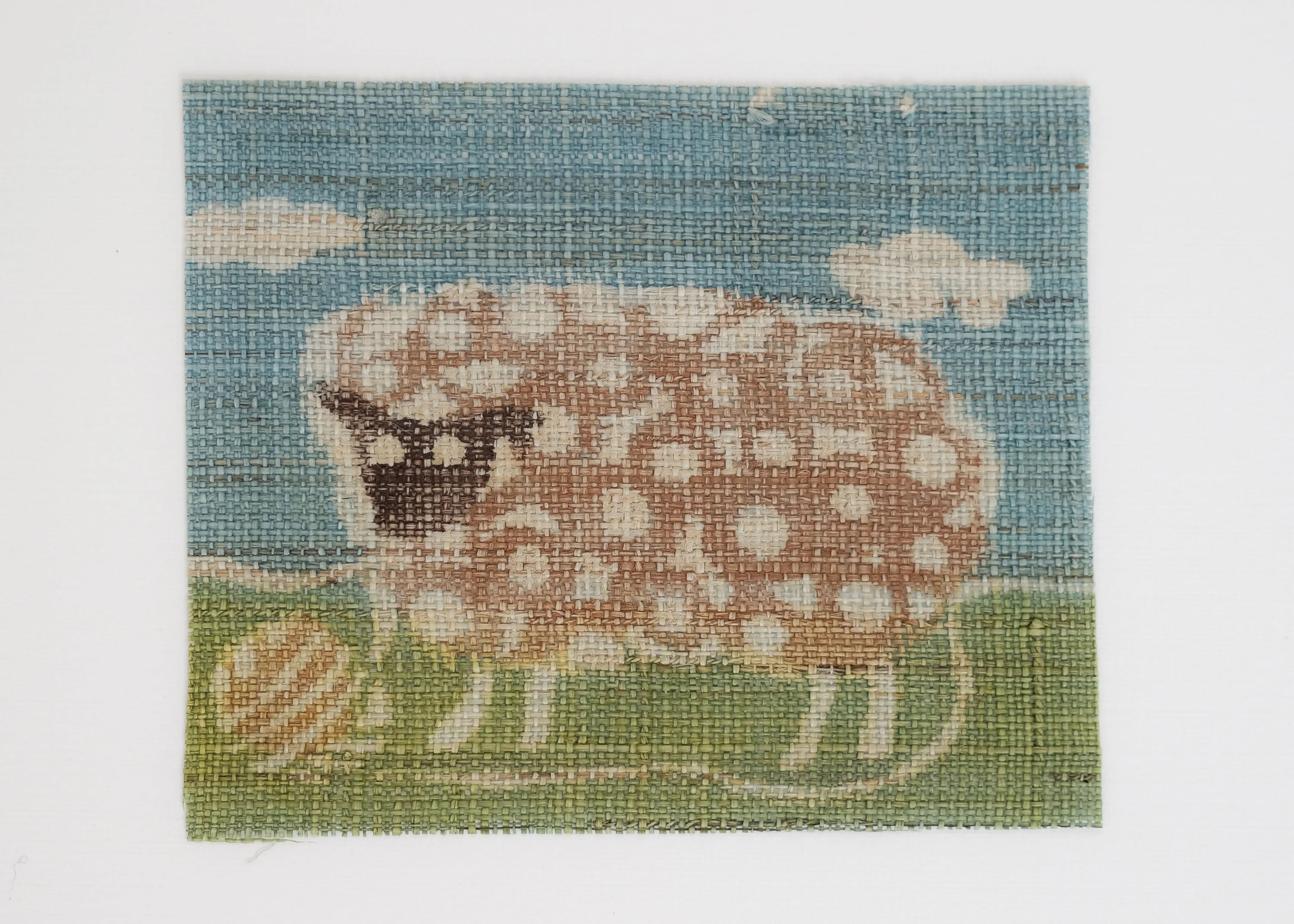 Katazome Card by Yukiko Blackwell - Sheep - Image 3