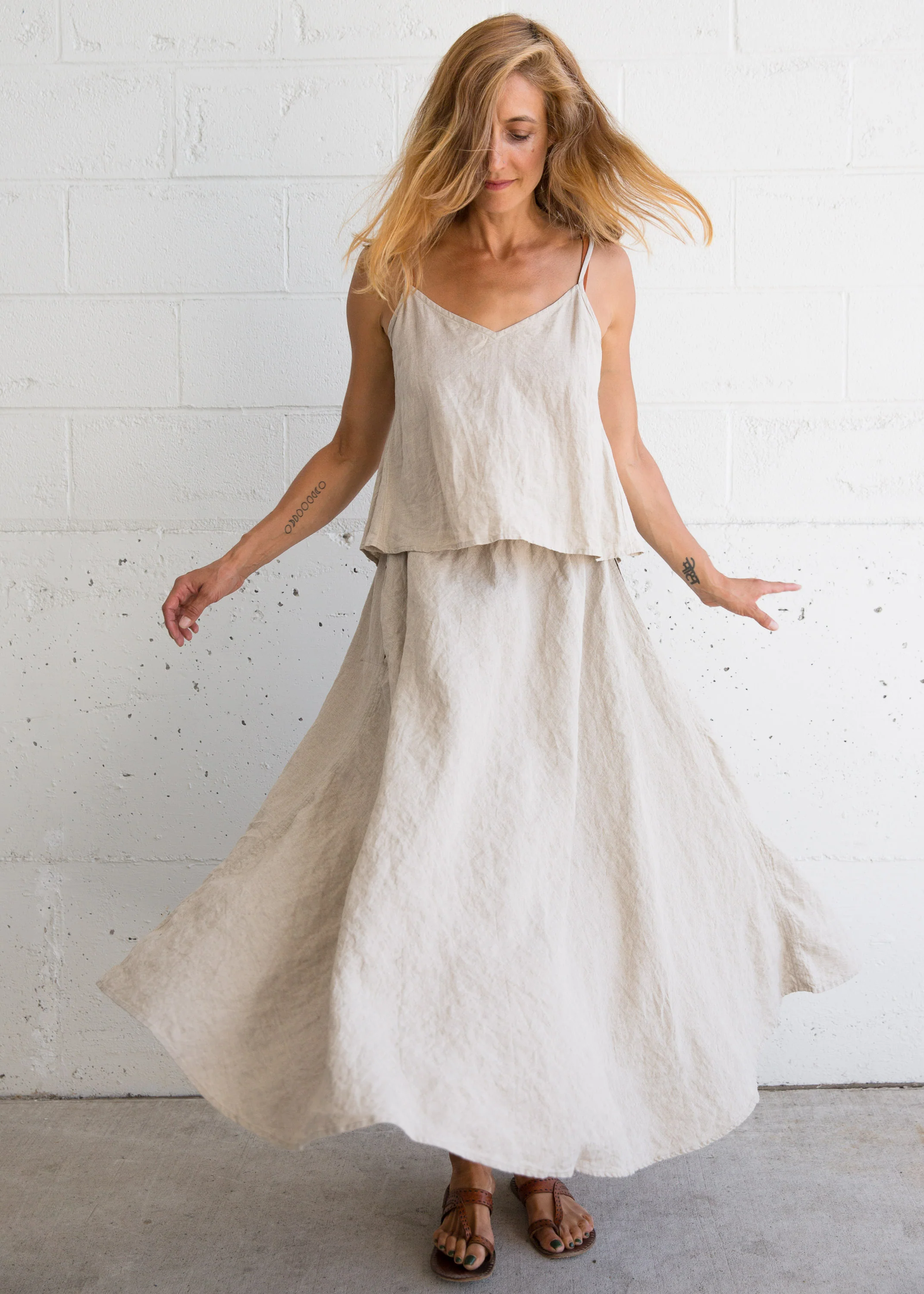 Khula Skirt - Natural Linen - Dyeable - Image 5