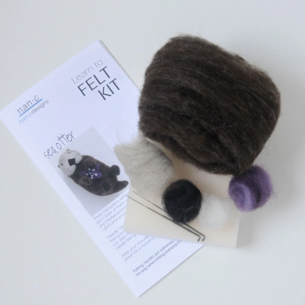 Learn to Felt Kit - Sea Otter - Image 4