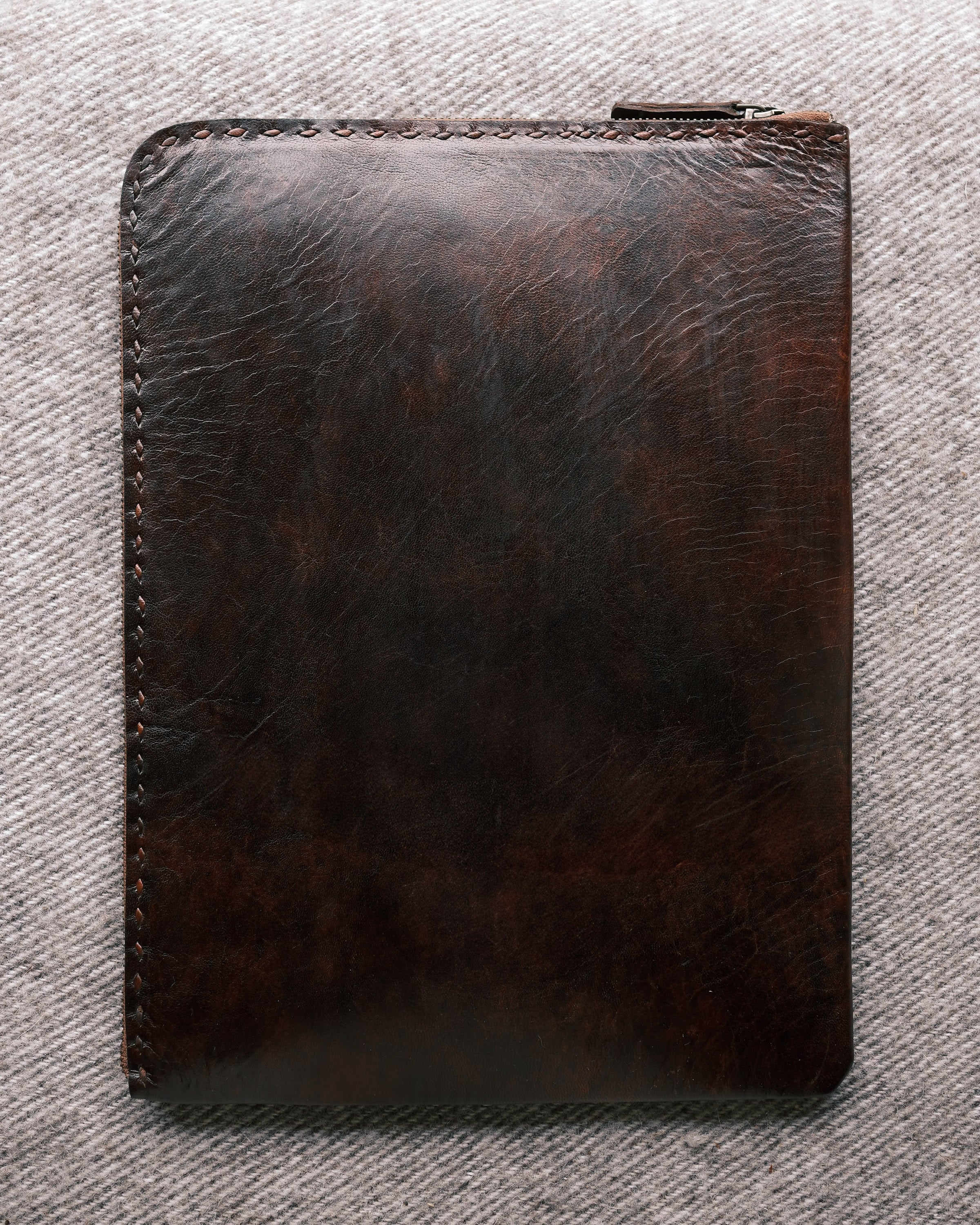 Leather Laptop Case - Brown - Image 2