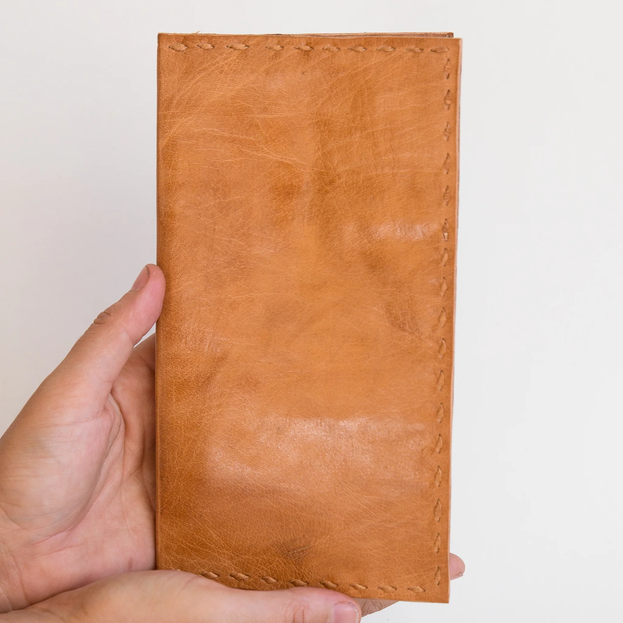 Leather Wallet Slim - Tan