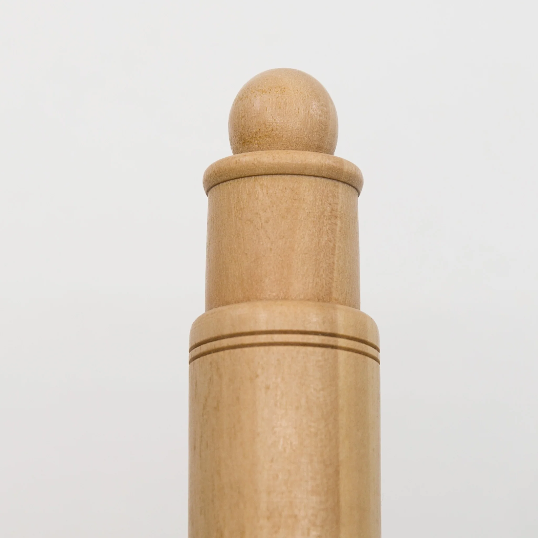 Felting Needle Case - Handcarved Elm Wood - Wide - Image 3