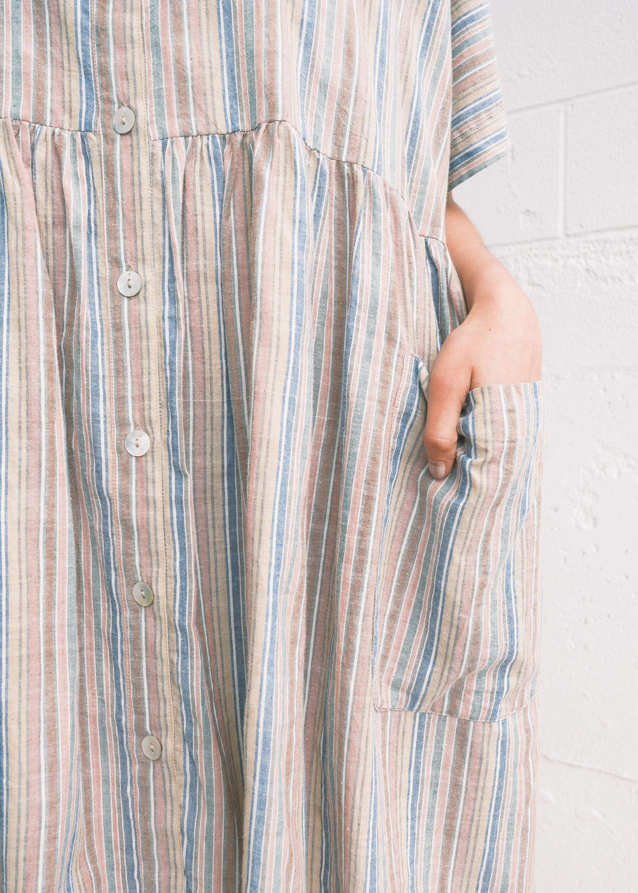 Nimmu Dress - Handwoven Cotton - Daydream - Image 3