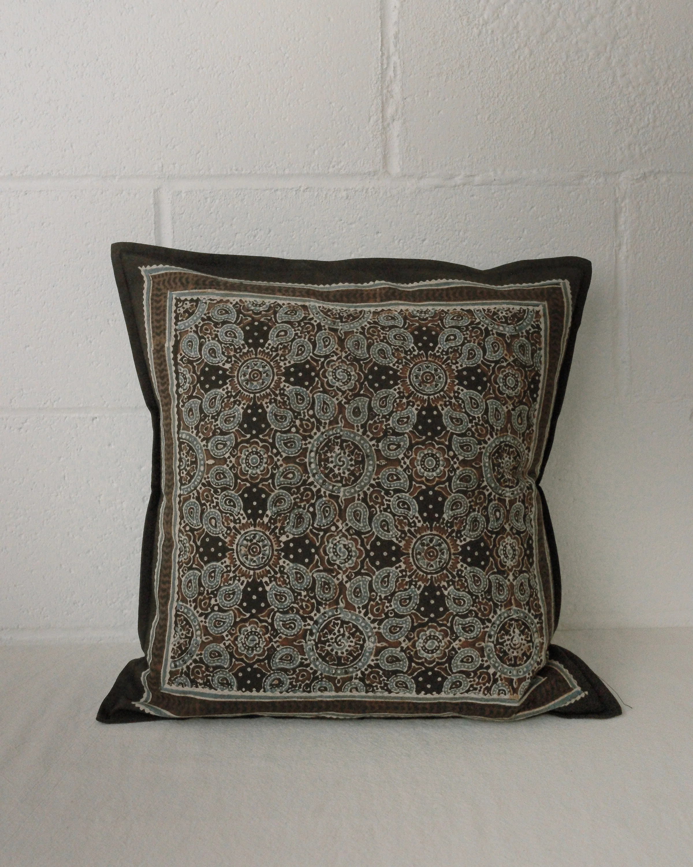 Organic Cotton Cushion Cover - Ajrakh Heirloom - Image 4