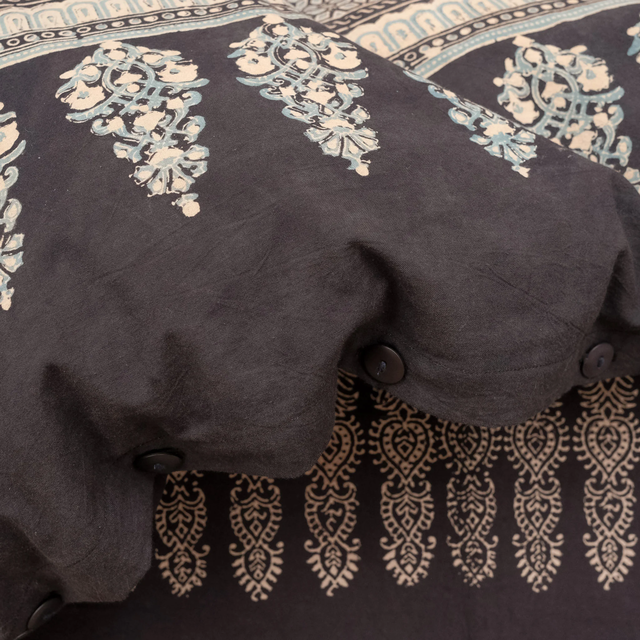 Organic Cotton Duvet Cover - Ajrakh Mosaic - Image 6