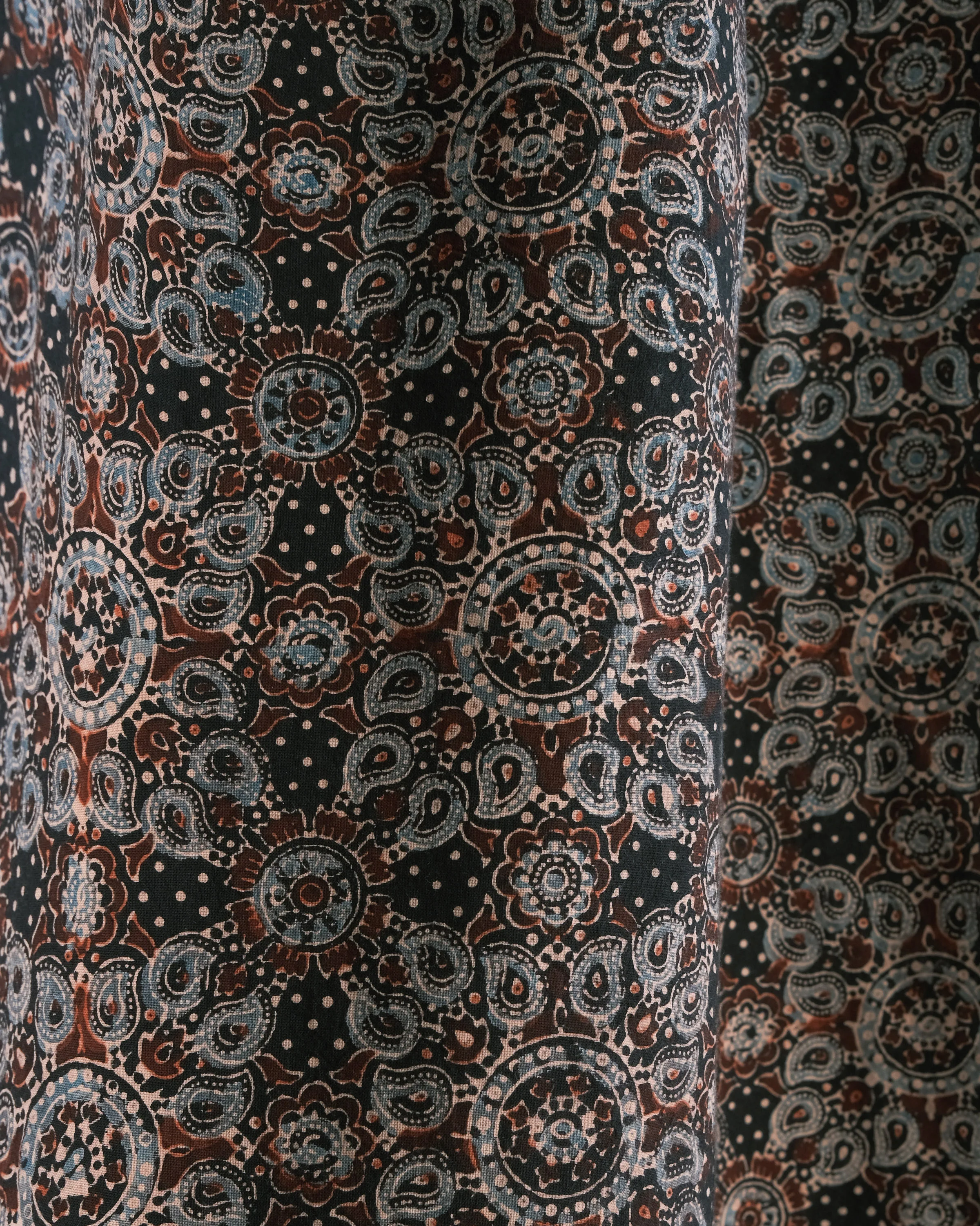 Organic Cotton Pillowcase - Ajrakh Moon Shadow - Image 4