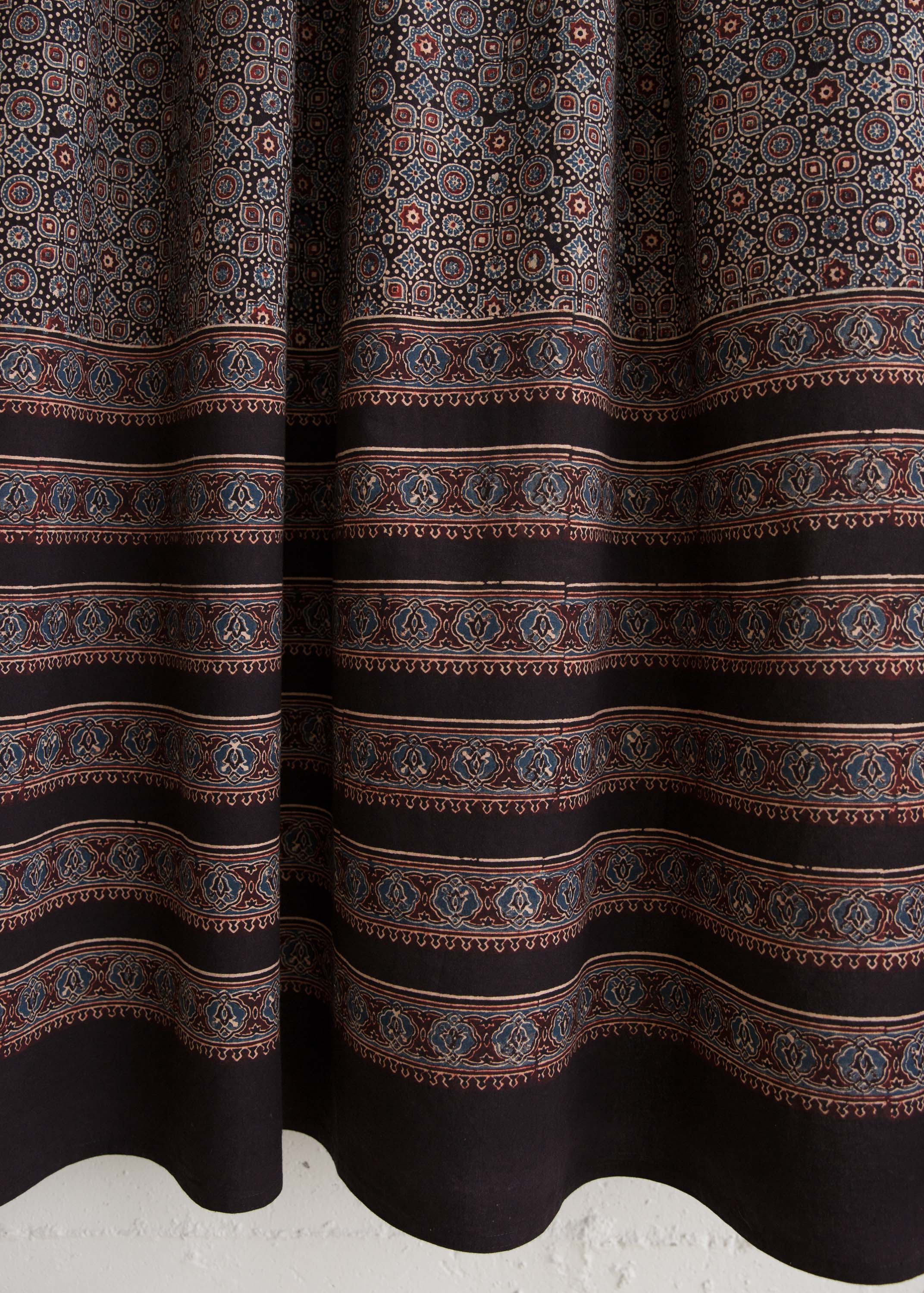 Organic Cotton Sheet - Ajrakh Classic Geometry - Image 3