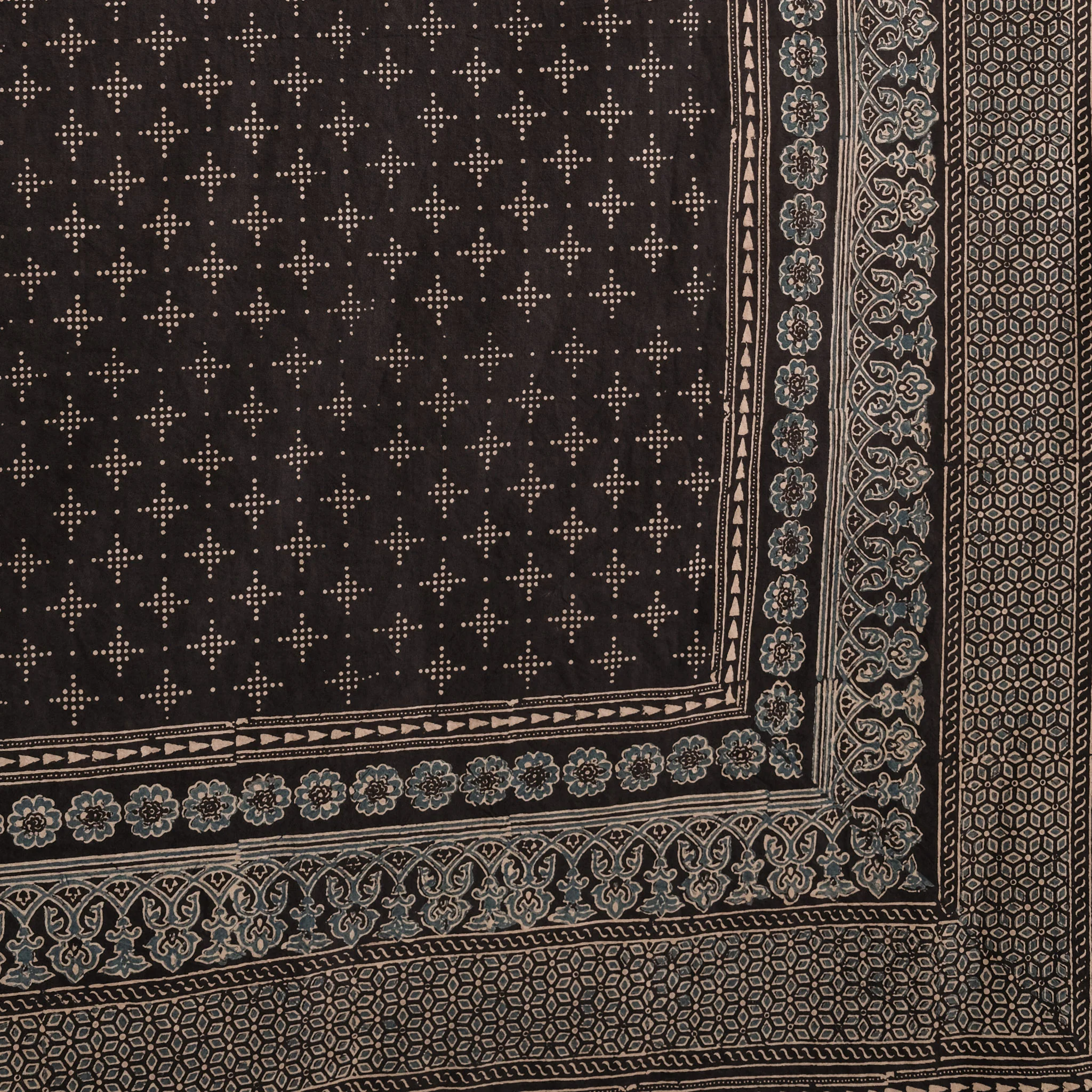 Organic Cotton Sheet - Ajrakh Constellation - Image 3