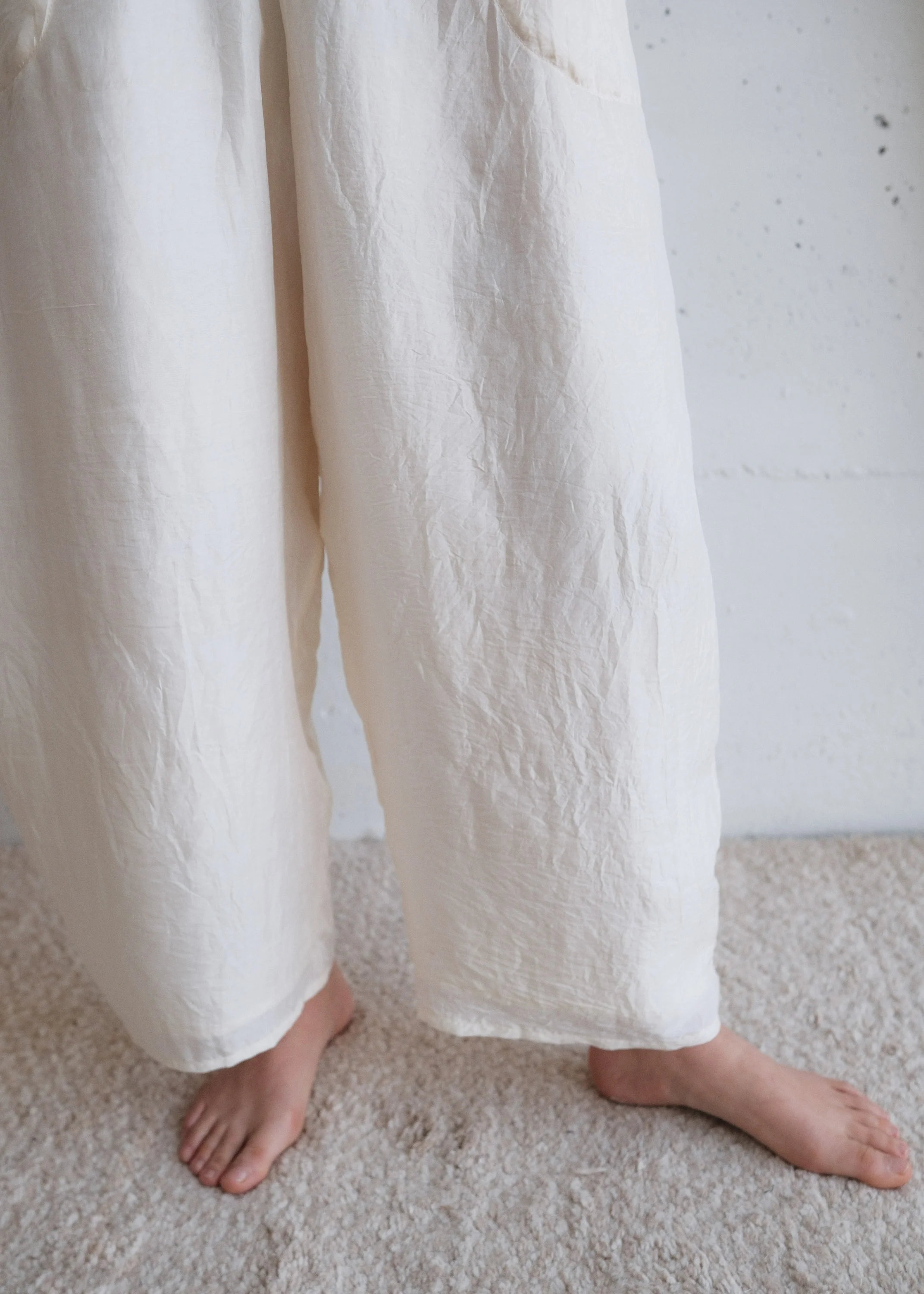Pondicherry Pant - Handwoven Mulberry Silk - Lined - Image 6