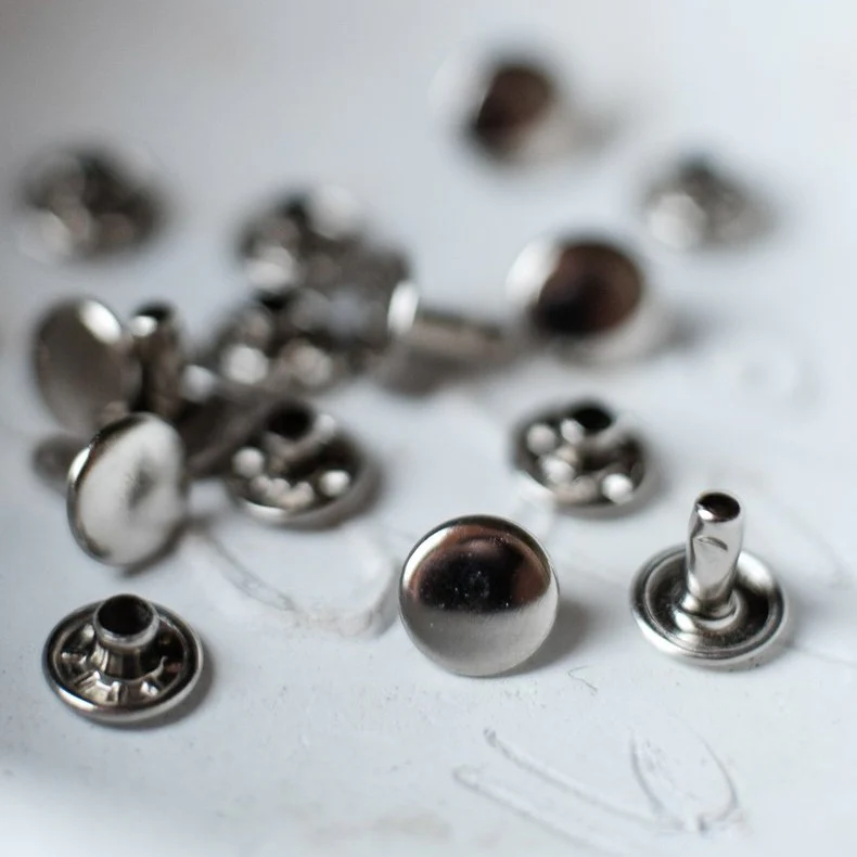 Rivets - 20 Pack Double Cap - Nickle