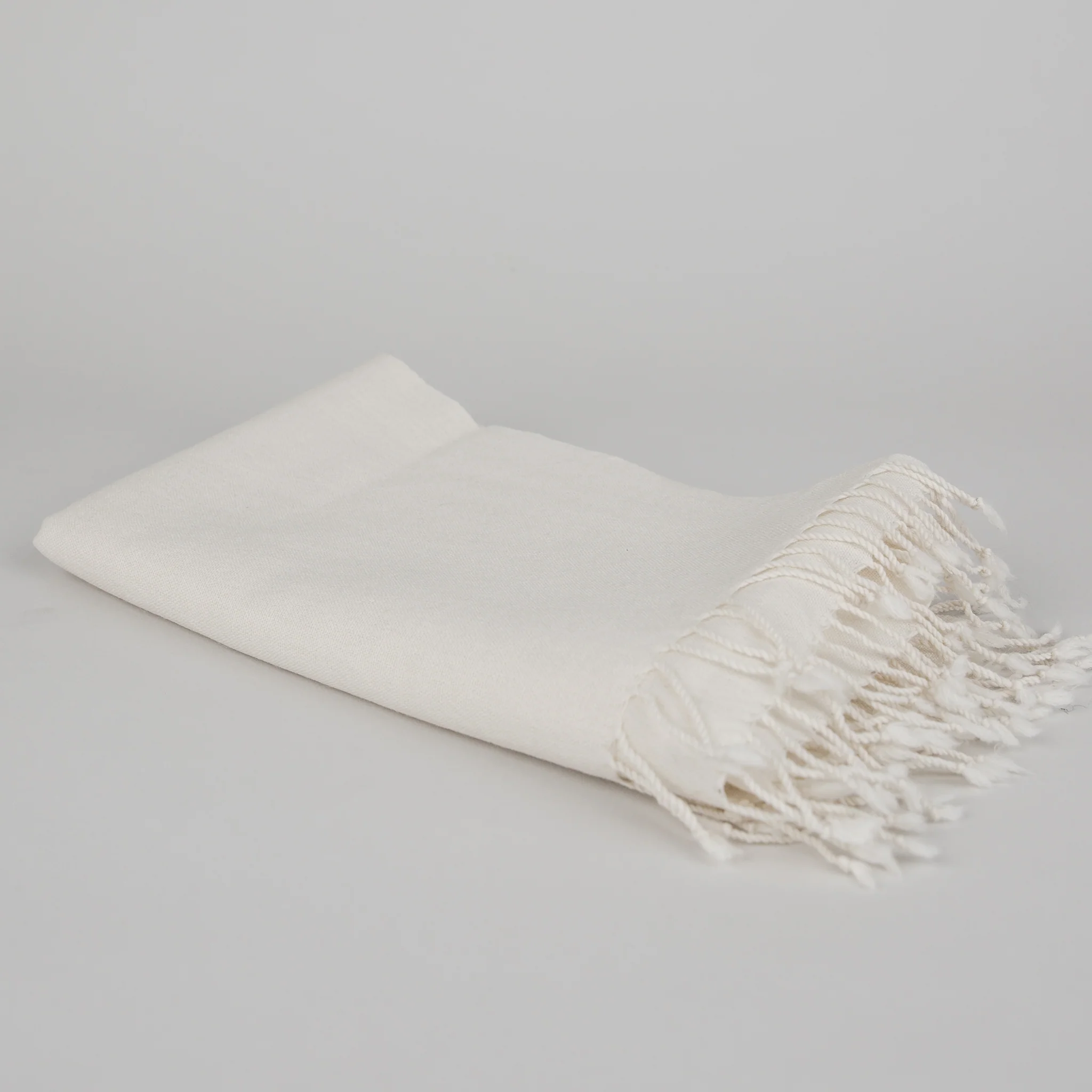 Scarf - Wool Merino Handwoven with Tassels - Image 8