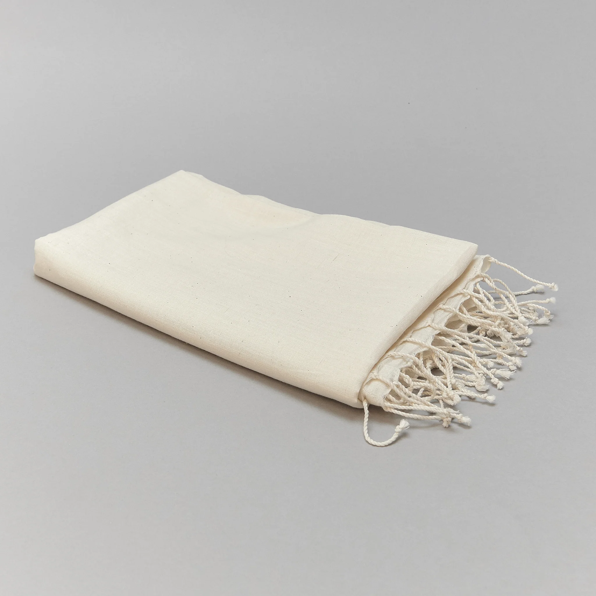 Scarves - Cotton Fine Handspun Handwoven - Natural (6 Pack) - Image 4
