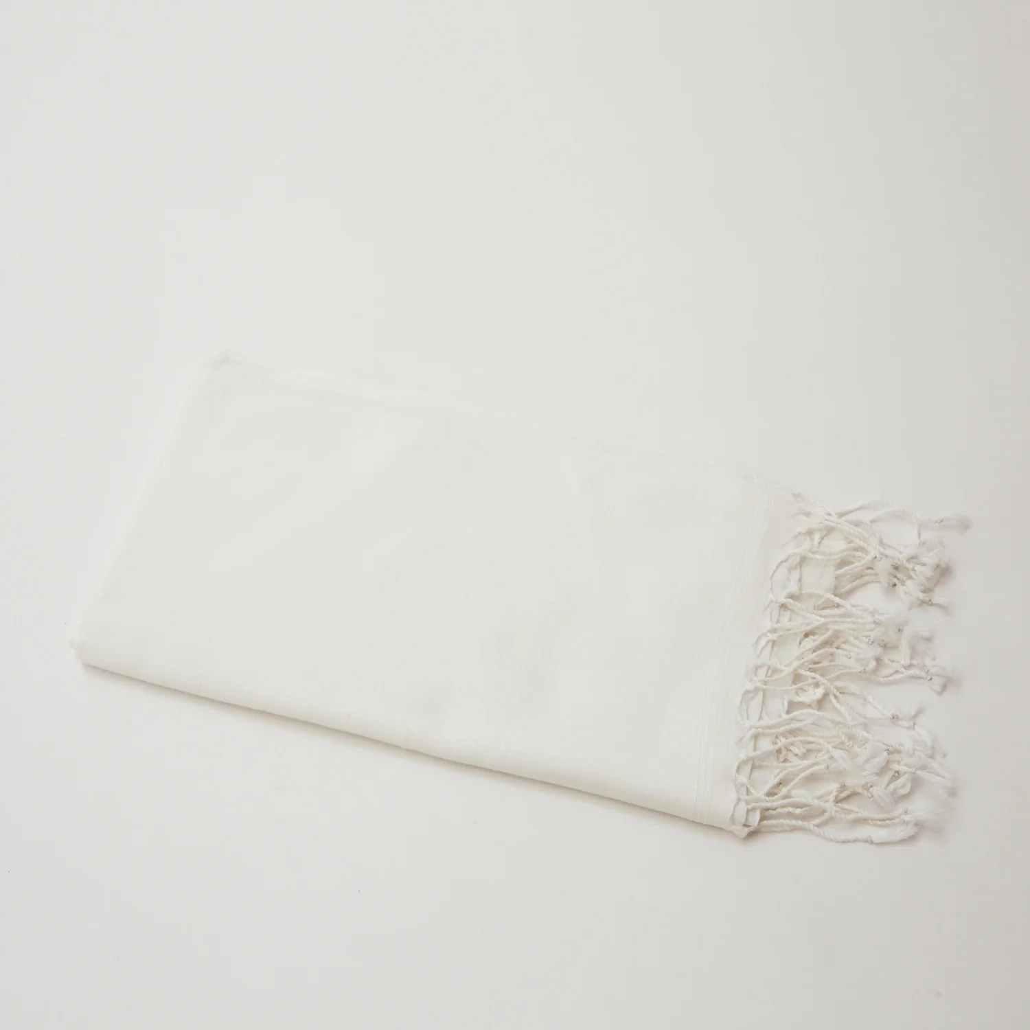 Scarves - Cotton Fine Handspun Handwoven - White (12 Pack) - Image 4