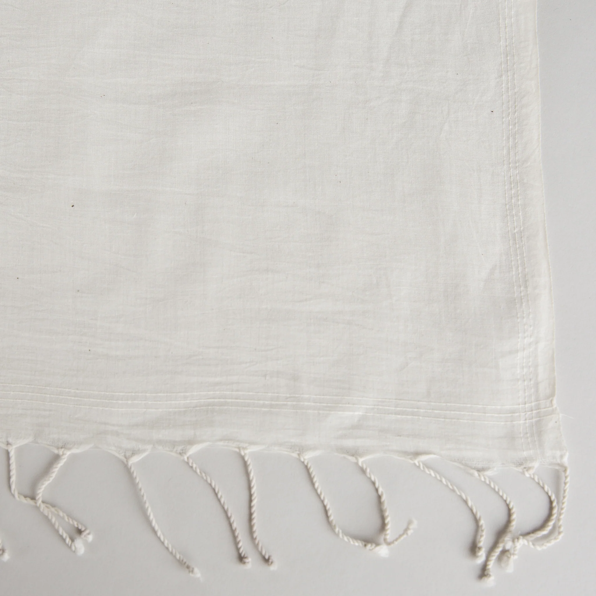 Scarves - Cotton Fine Handspun Handwoven - White (6 Pack) - Image 5