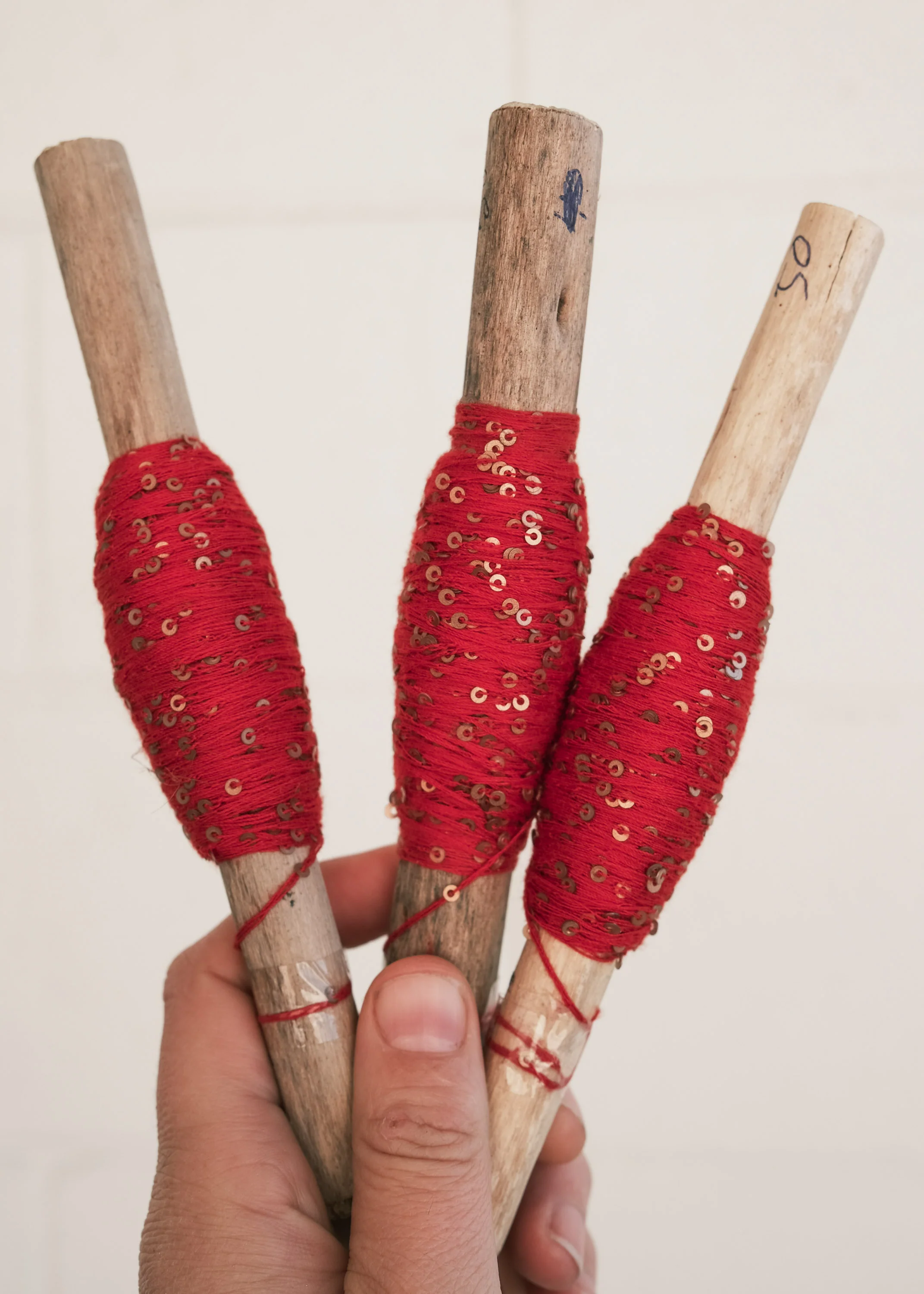 Sequin Thread - 50m Spool - Poppy - Image 5