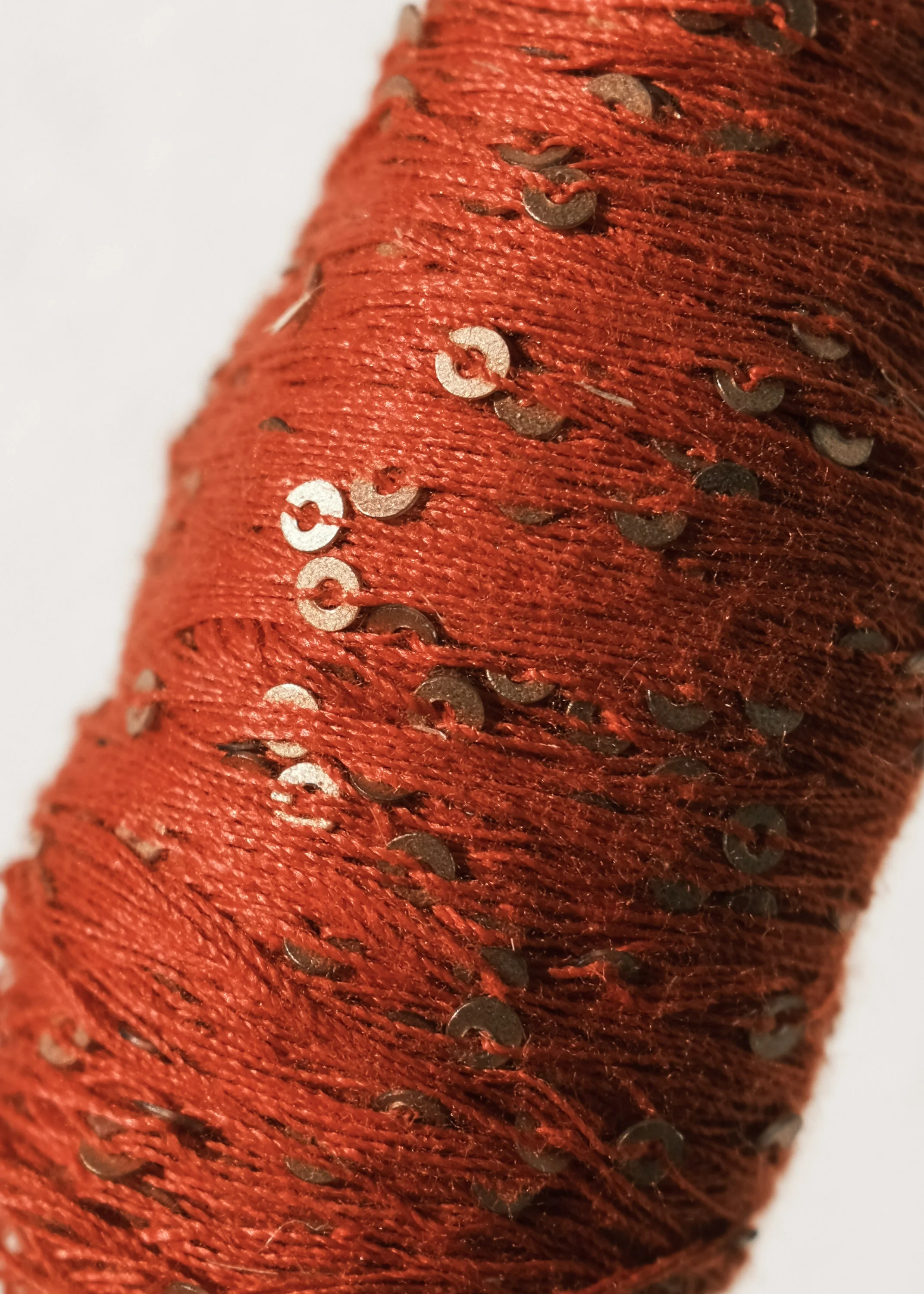 Sequin Thread - 50m Spool - Vermillion - Image 2