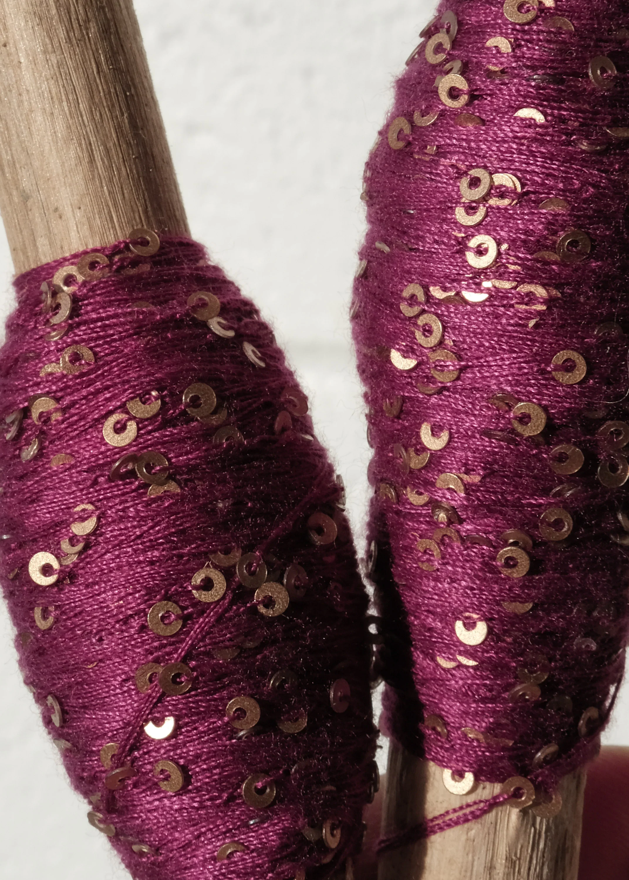 Sequin Thread - 50m Spool - Byzantium - Image 4