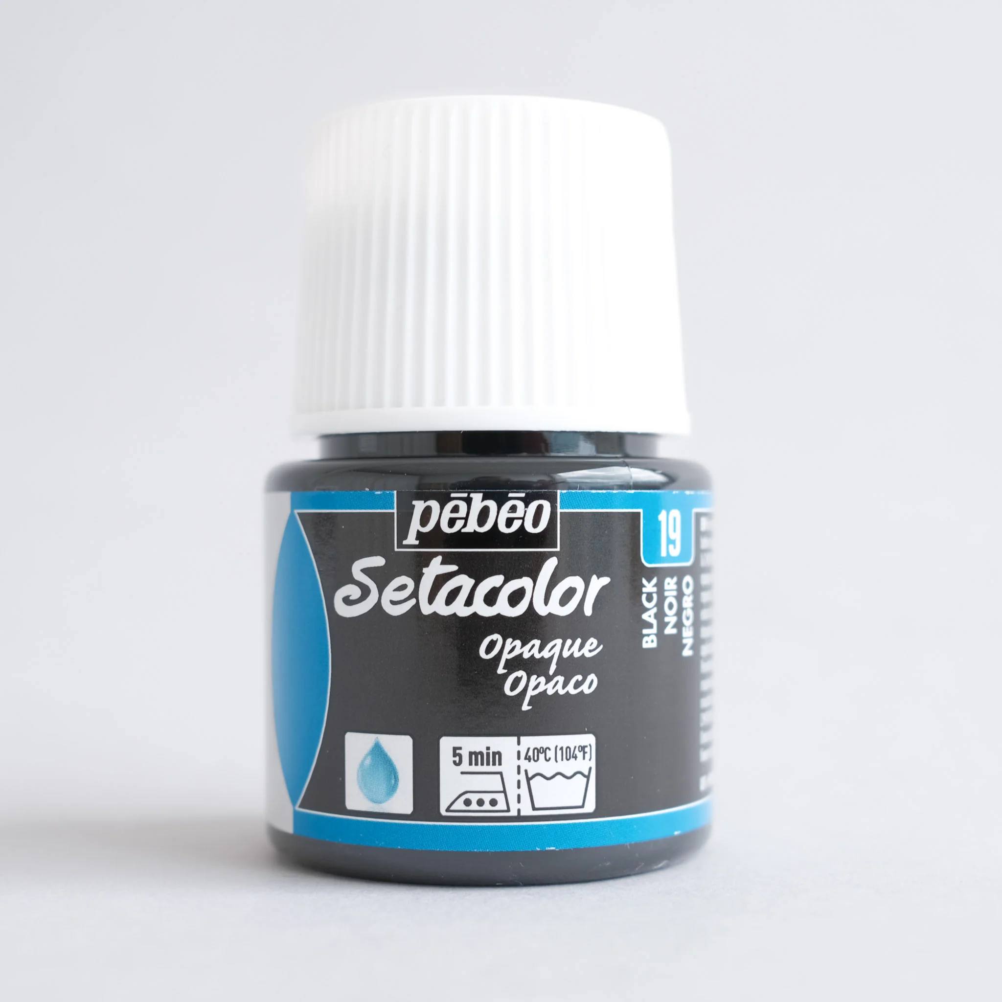 Setacolor Opaque 45 ml Black 19