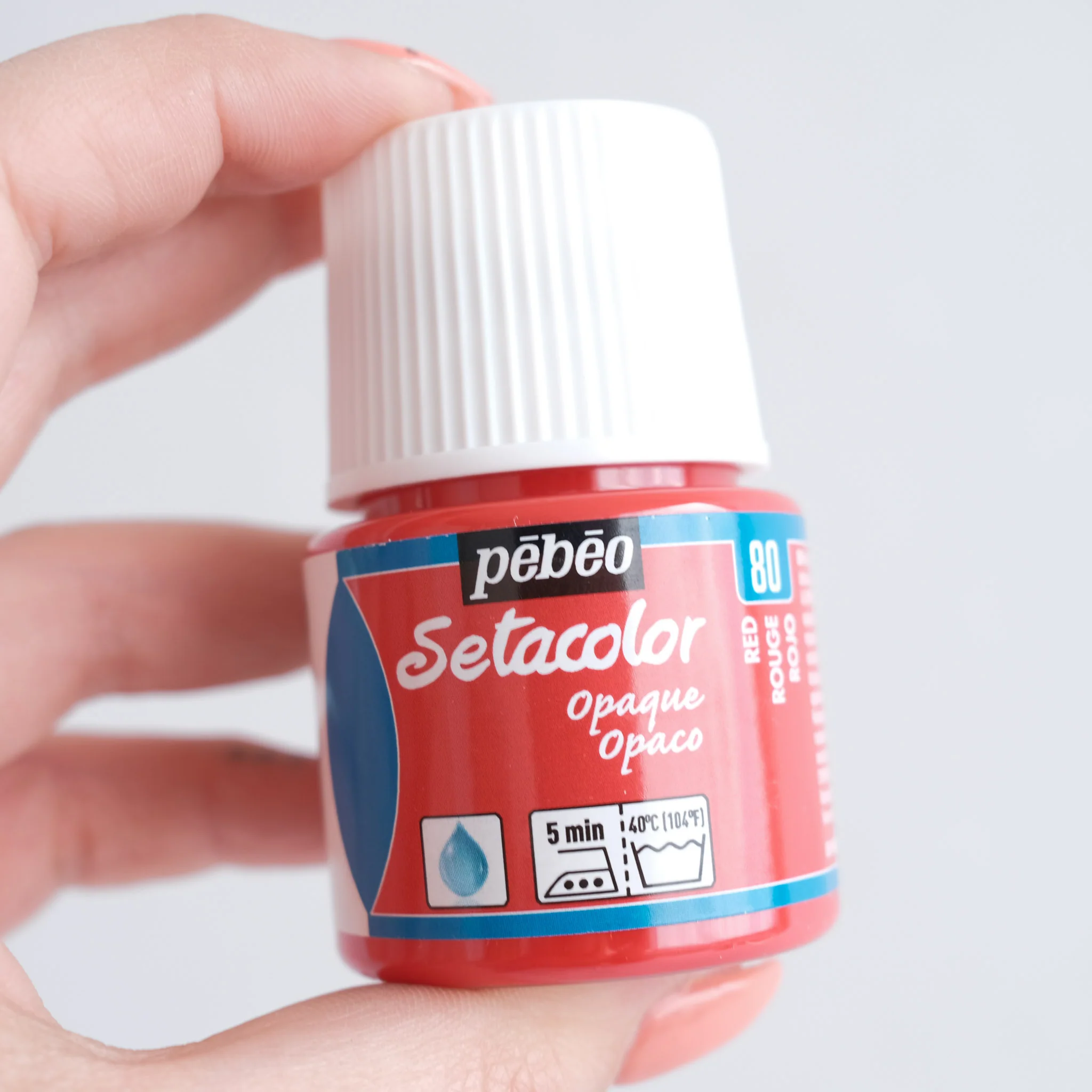 Setacolor Opaque 45 ml Red 80 - Image 2