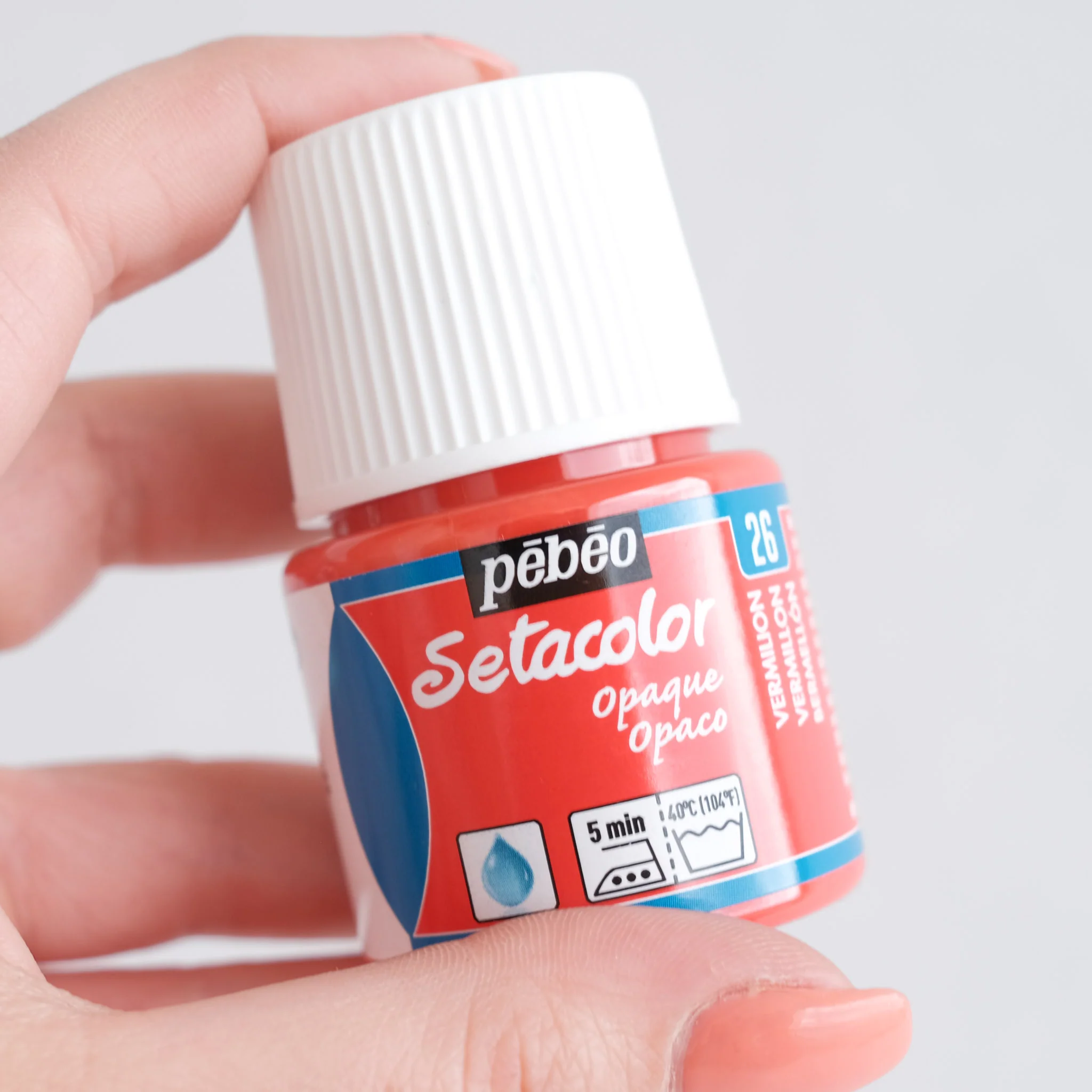 Setacolor Opaque 45 ml Vermillion 26 - Image 2