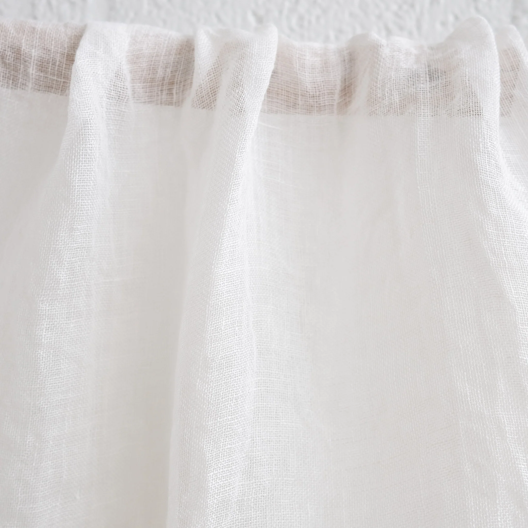 Shawls - Linen Handwoven with Tassels - White (6 pack) - Image 5
