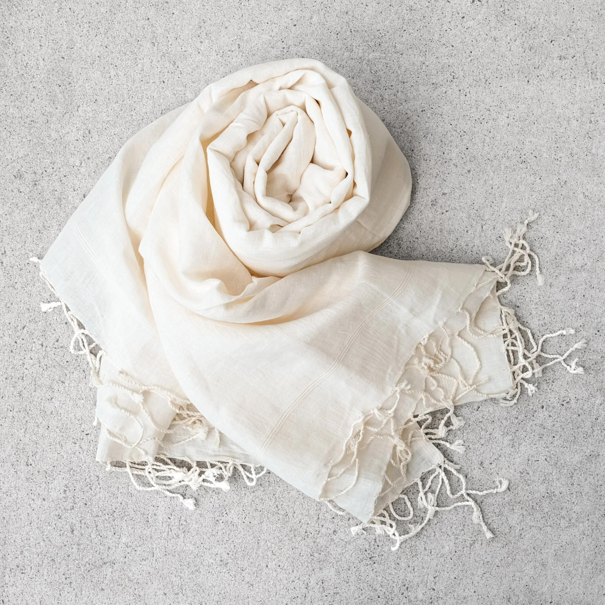 Shawl - Matka Silk & Linen Handwoven - Image 4