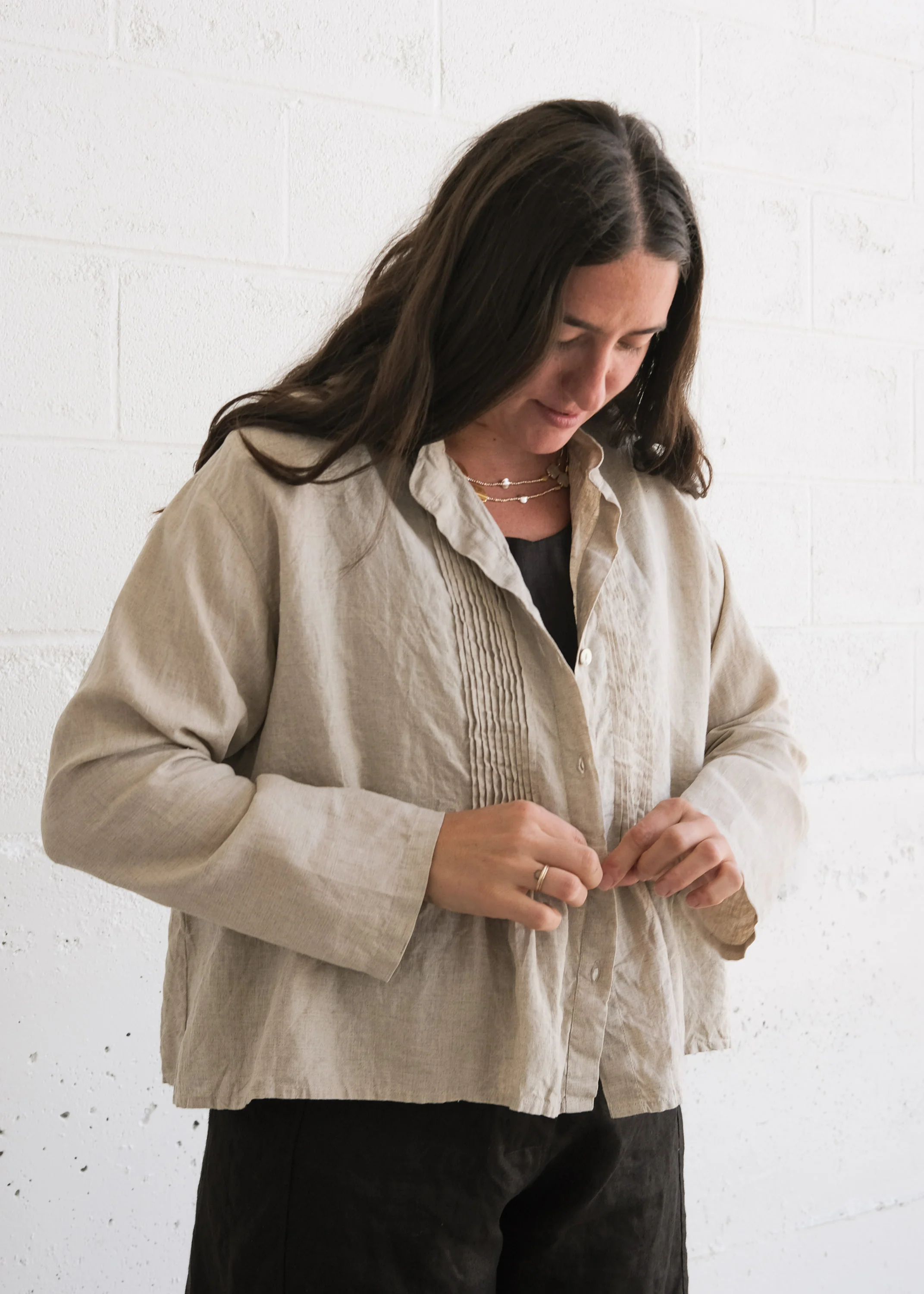 Shenai Shirt - Linen - Natural