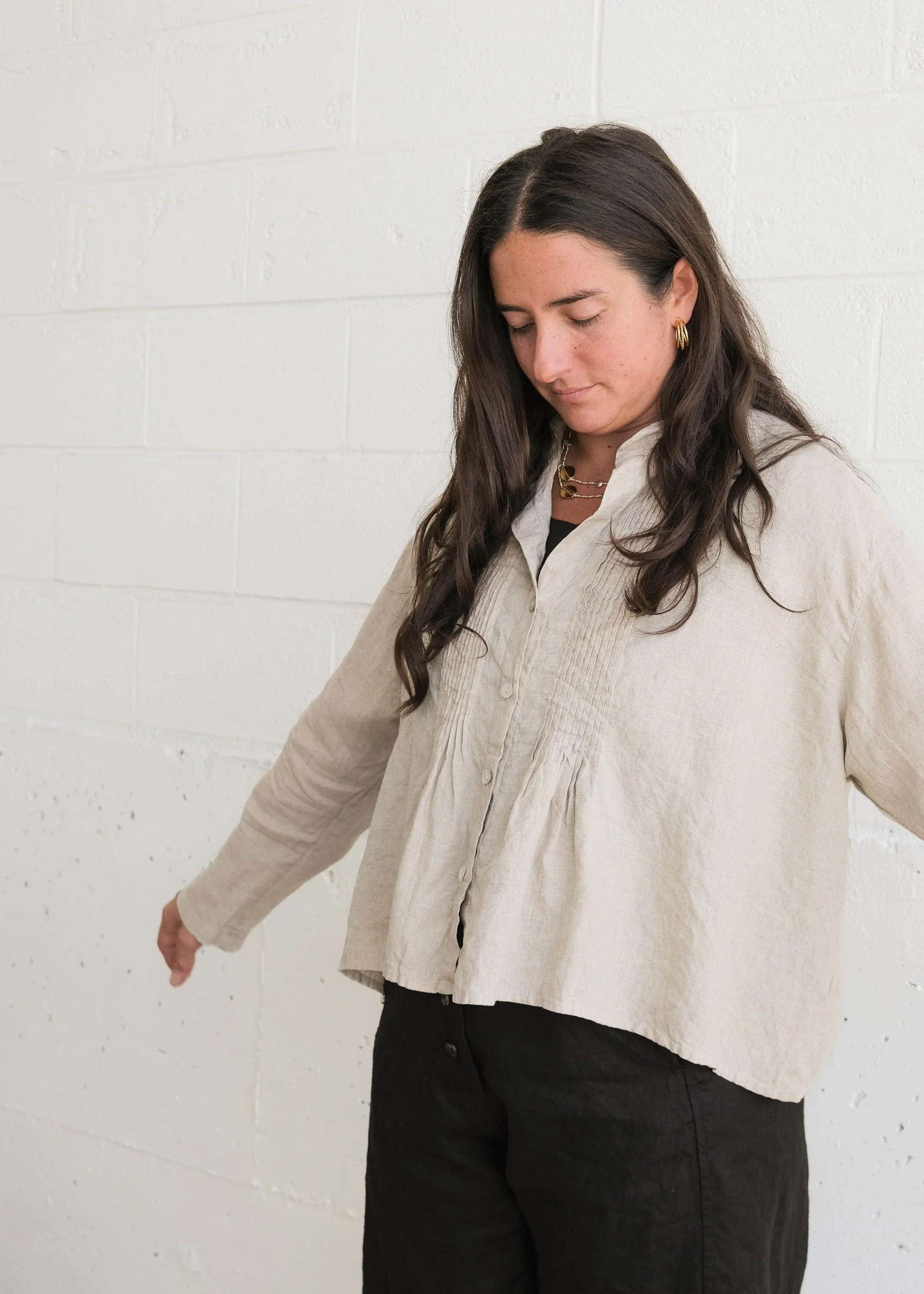 Shenai Shirt - Linen - Natural - Image 10