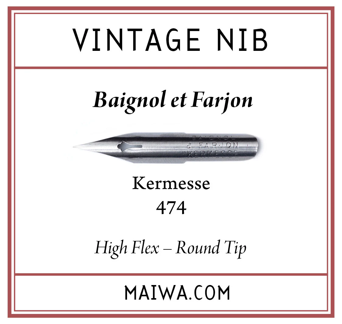 Vintage Nib β Baignol et Farjon β Kermesse 474