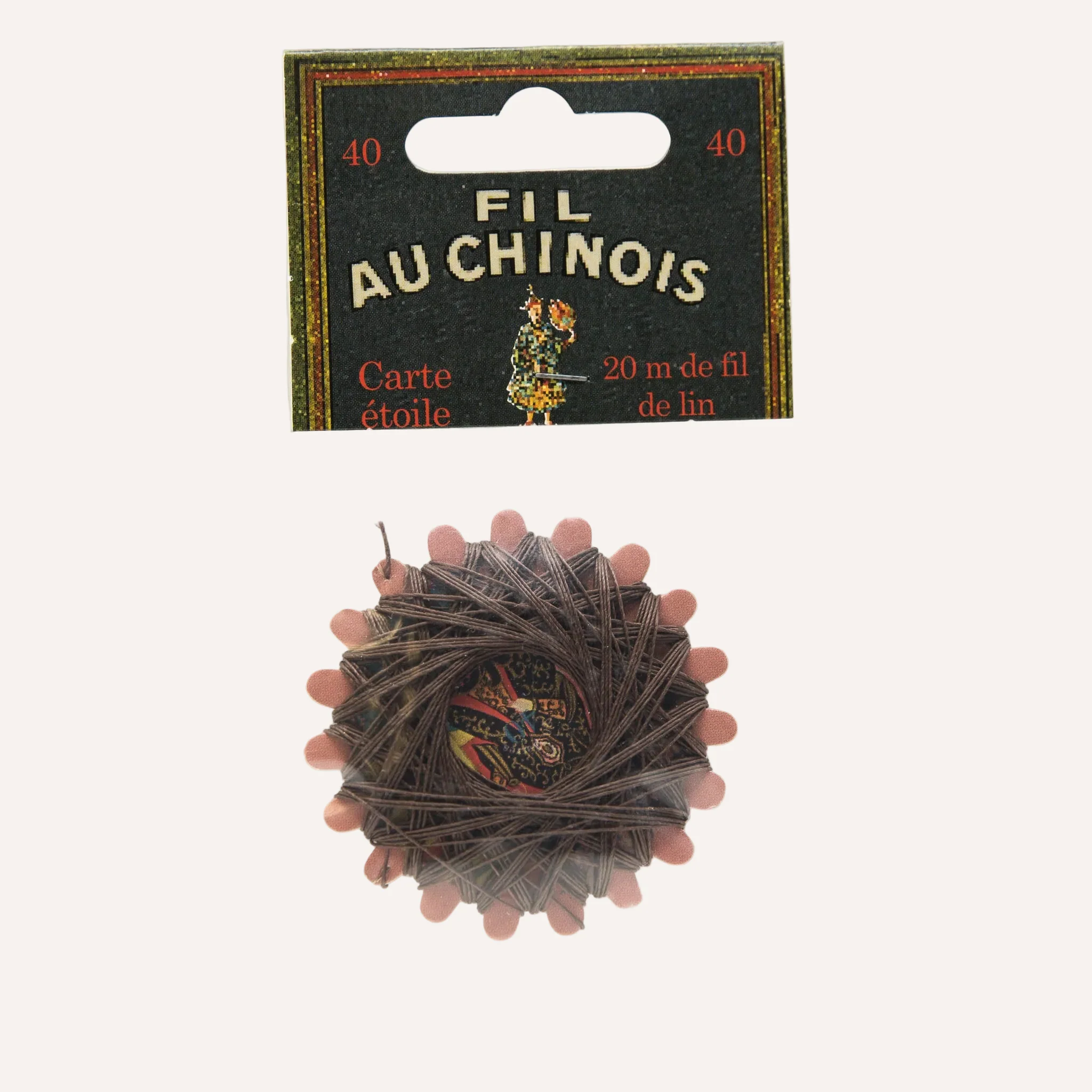 Waxed Linen Thread - Sajou Fil Au Chinois - Mocha