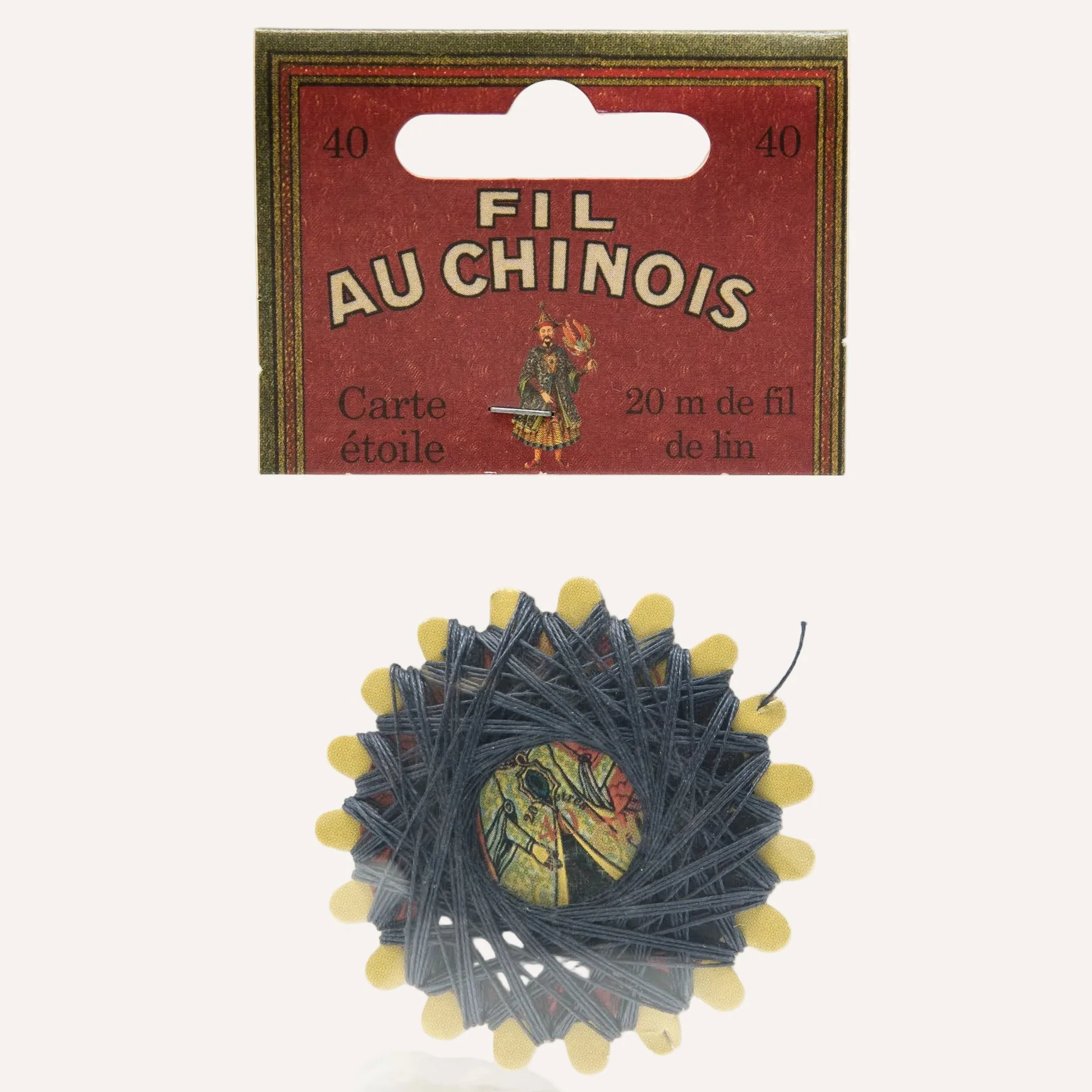 Waxed Linen Thread - Sajou Fil Au Chinois - Navy