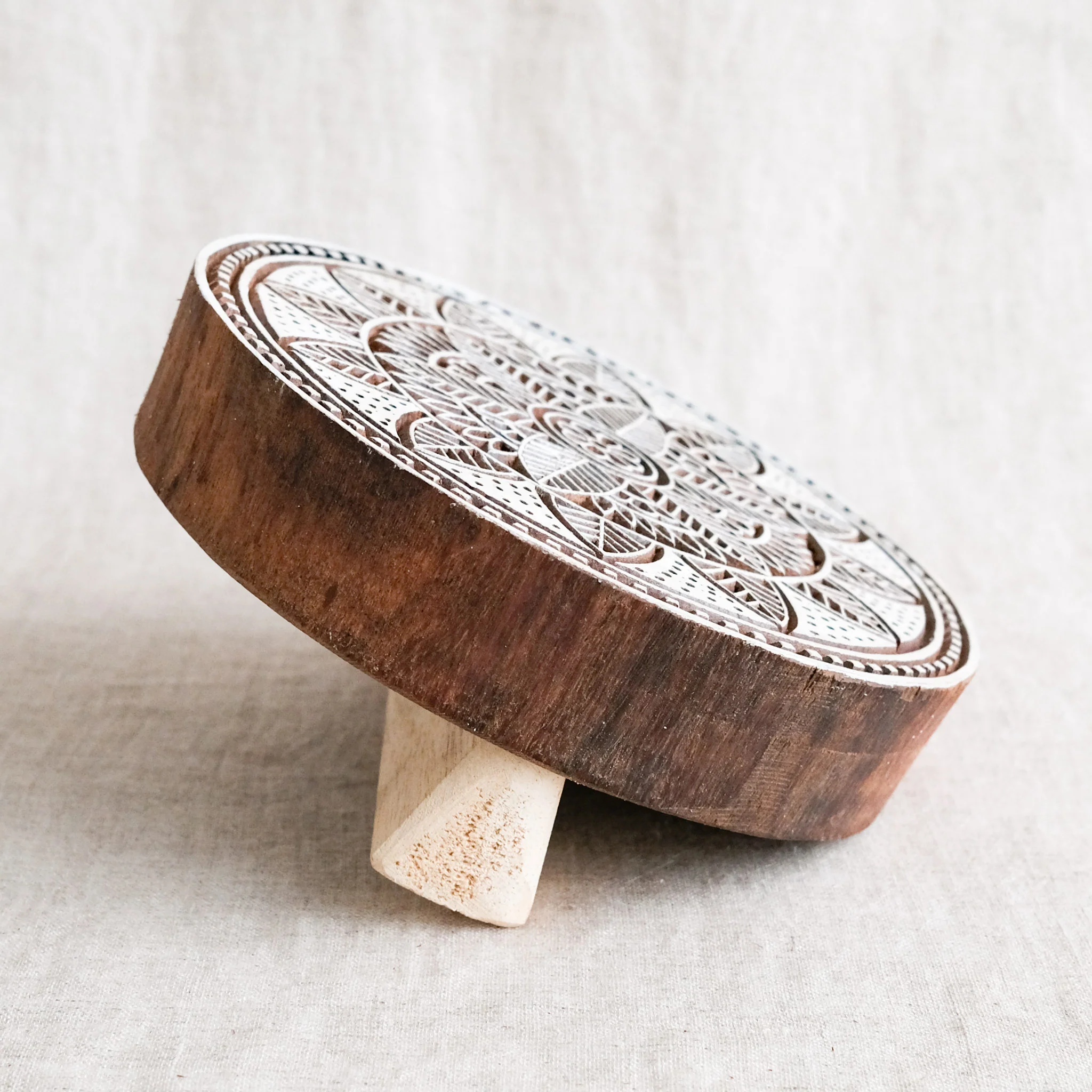 Wood Block - Botanical Mandala - Image 4