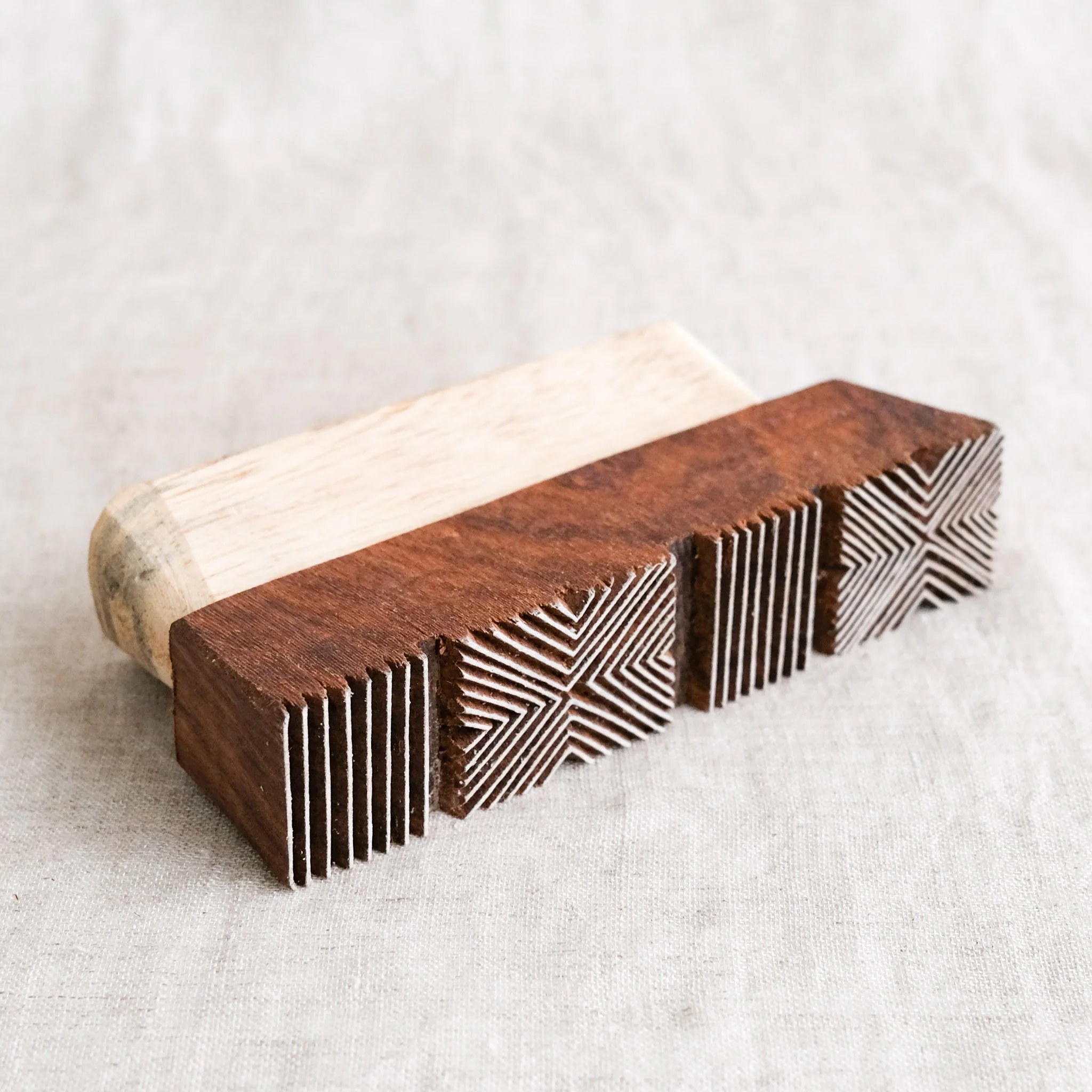 Wood Block - Cross Lines - Image 3