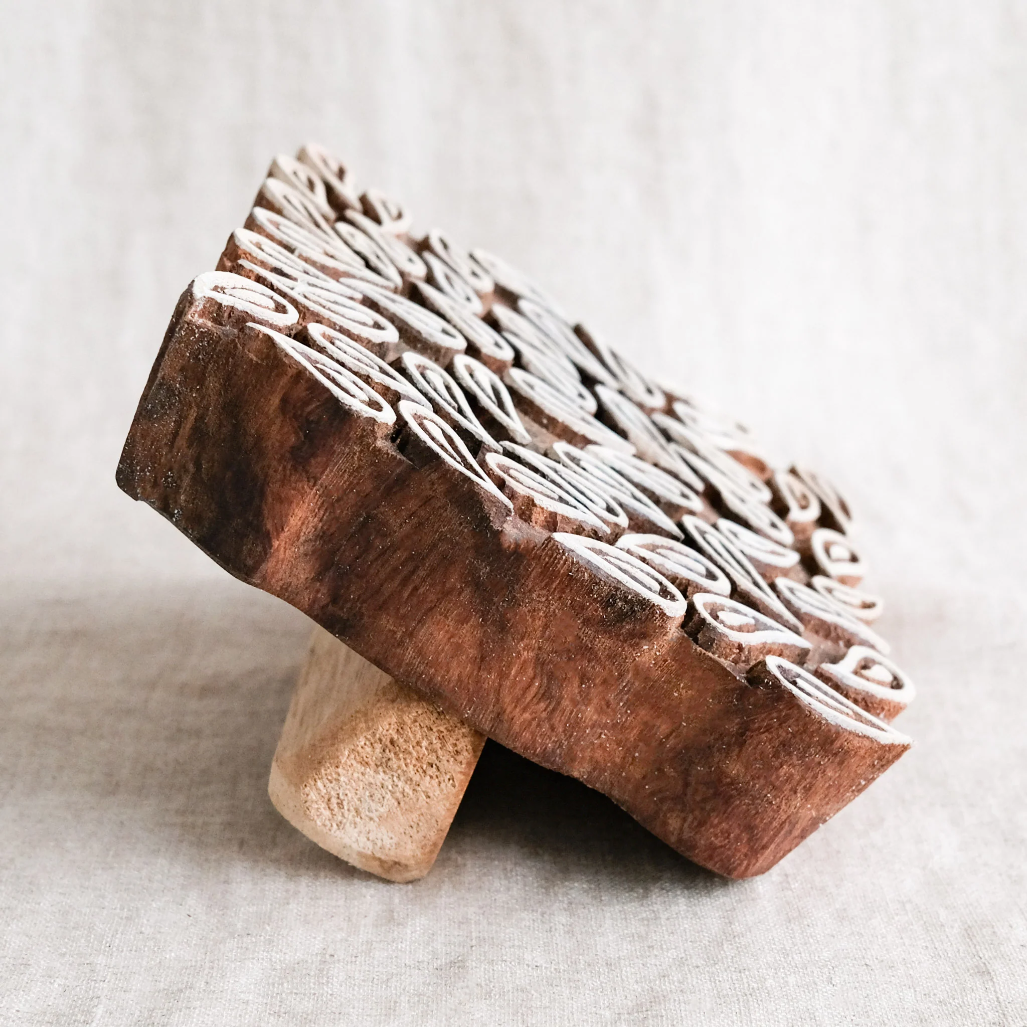 Wood Block - Paisley Drops - Image 4