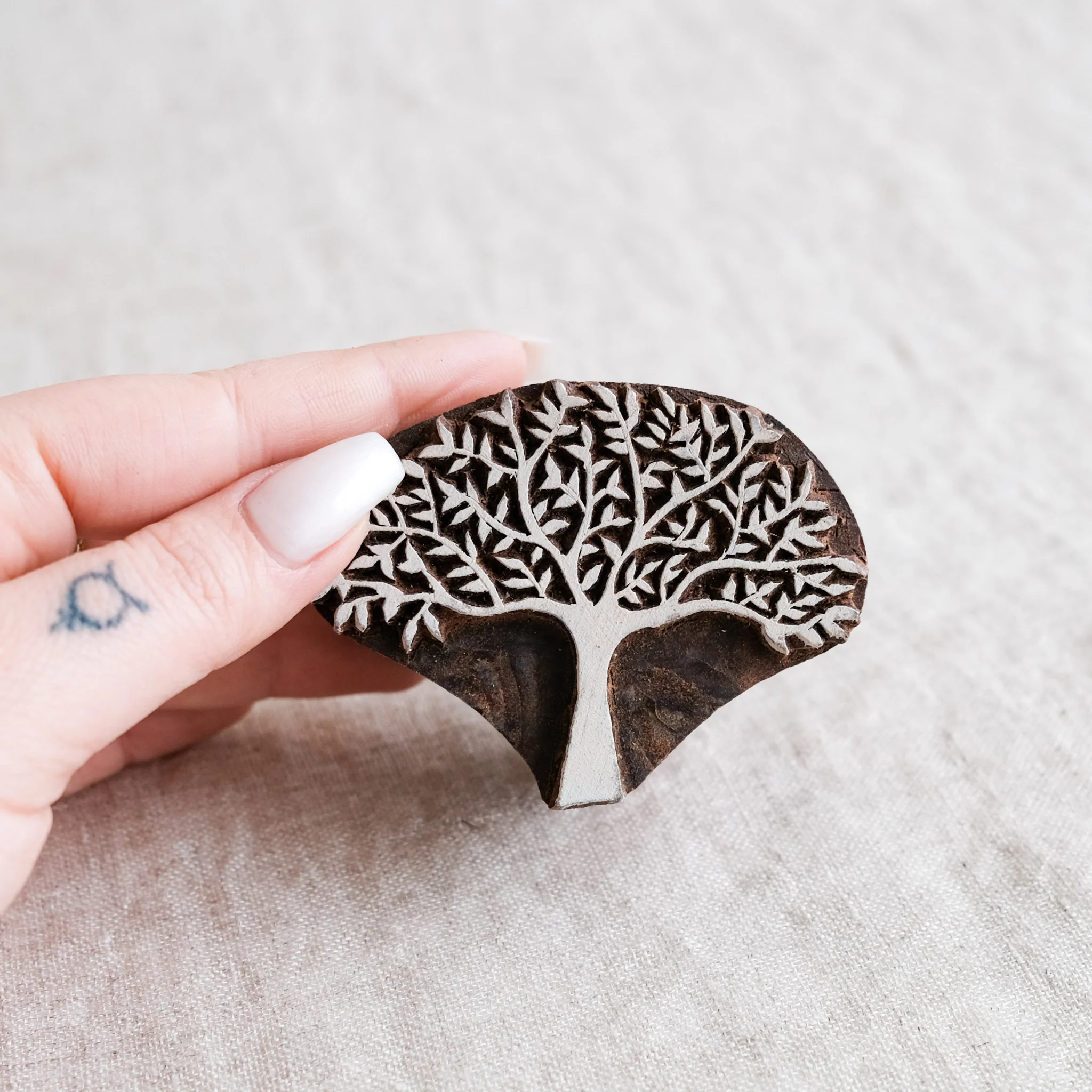 Wood Block - Reaching Tree - Image 2