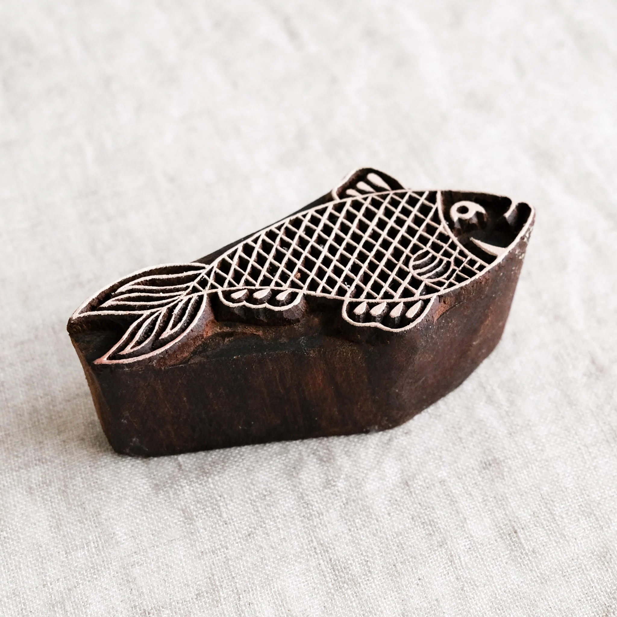 Wood Block - Swimming Fish - Image 3