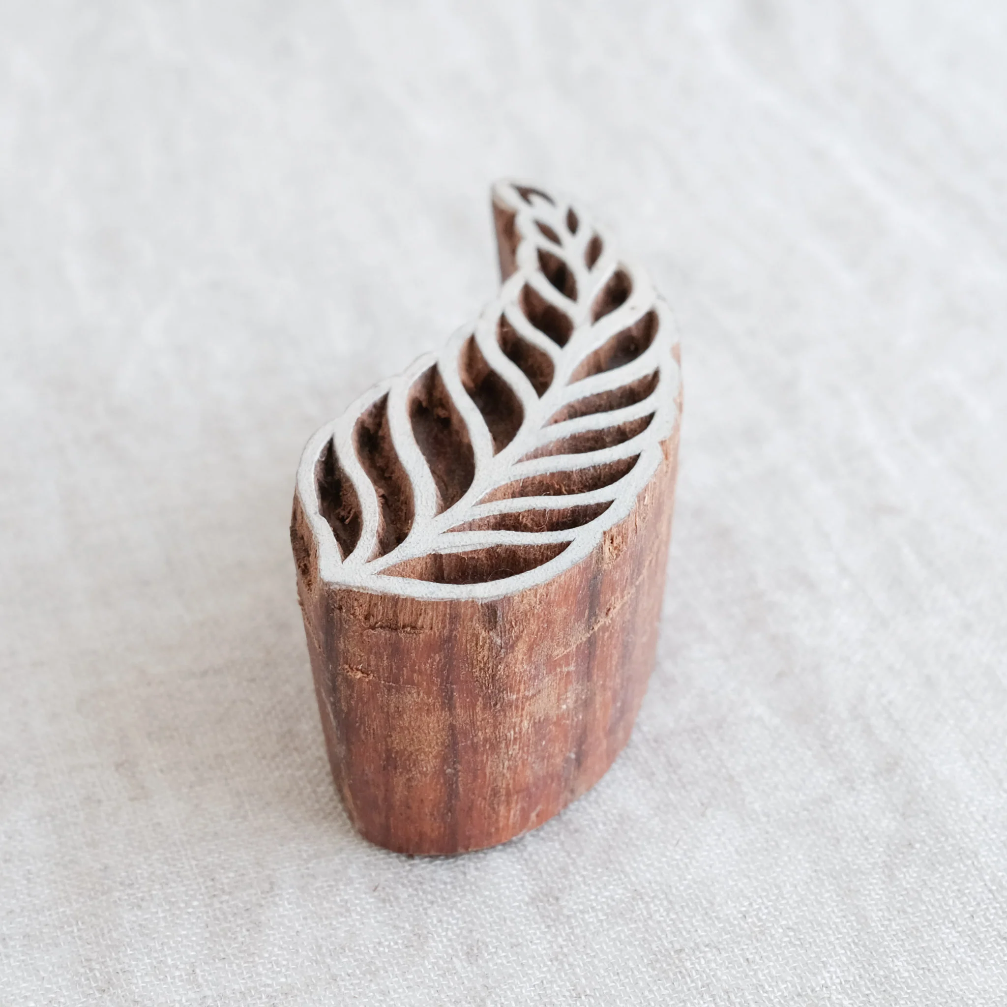 Wood Block - Unfurling Leaf - Image 3