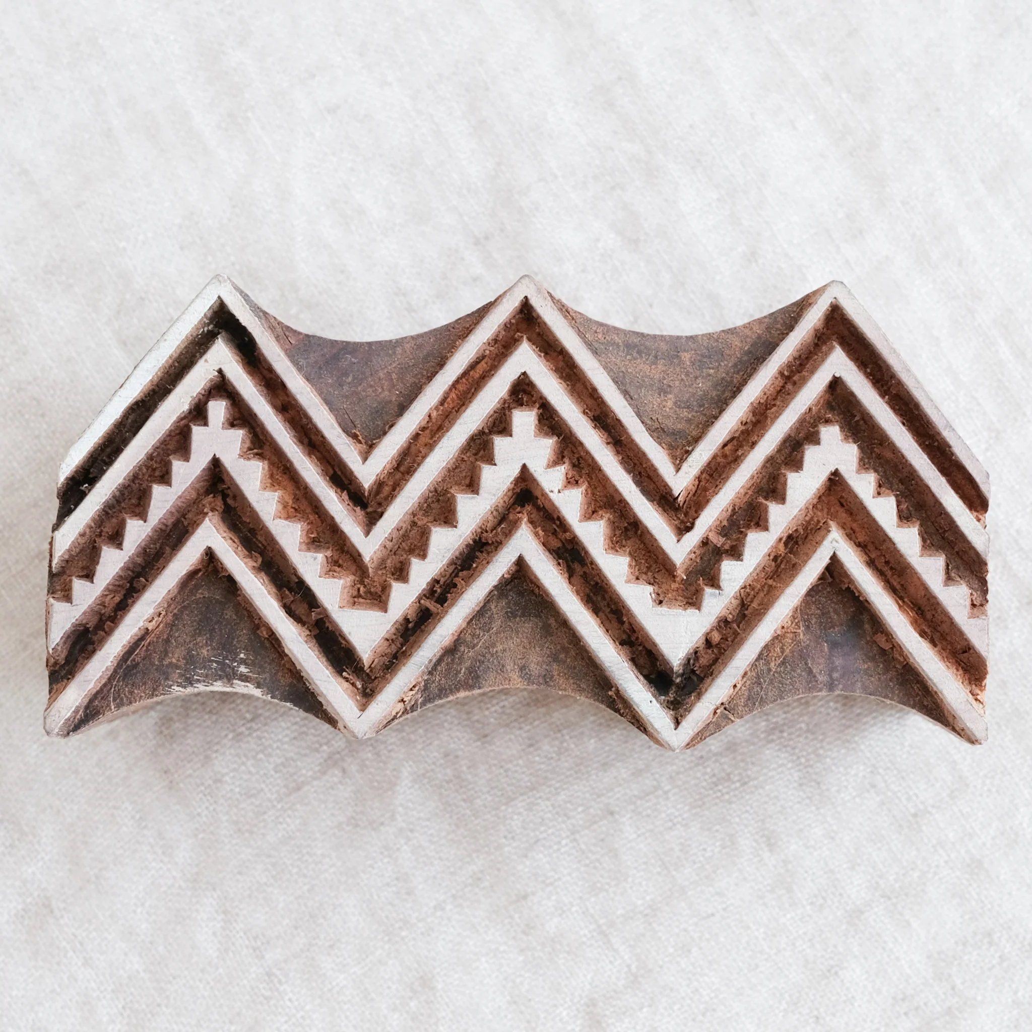 Wood Block - Zig Zag