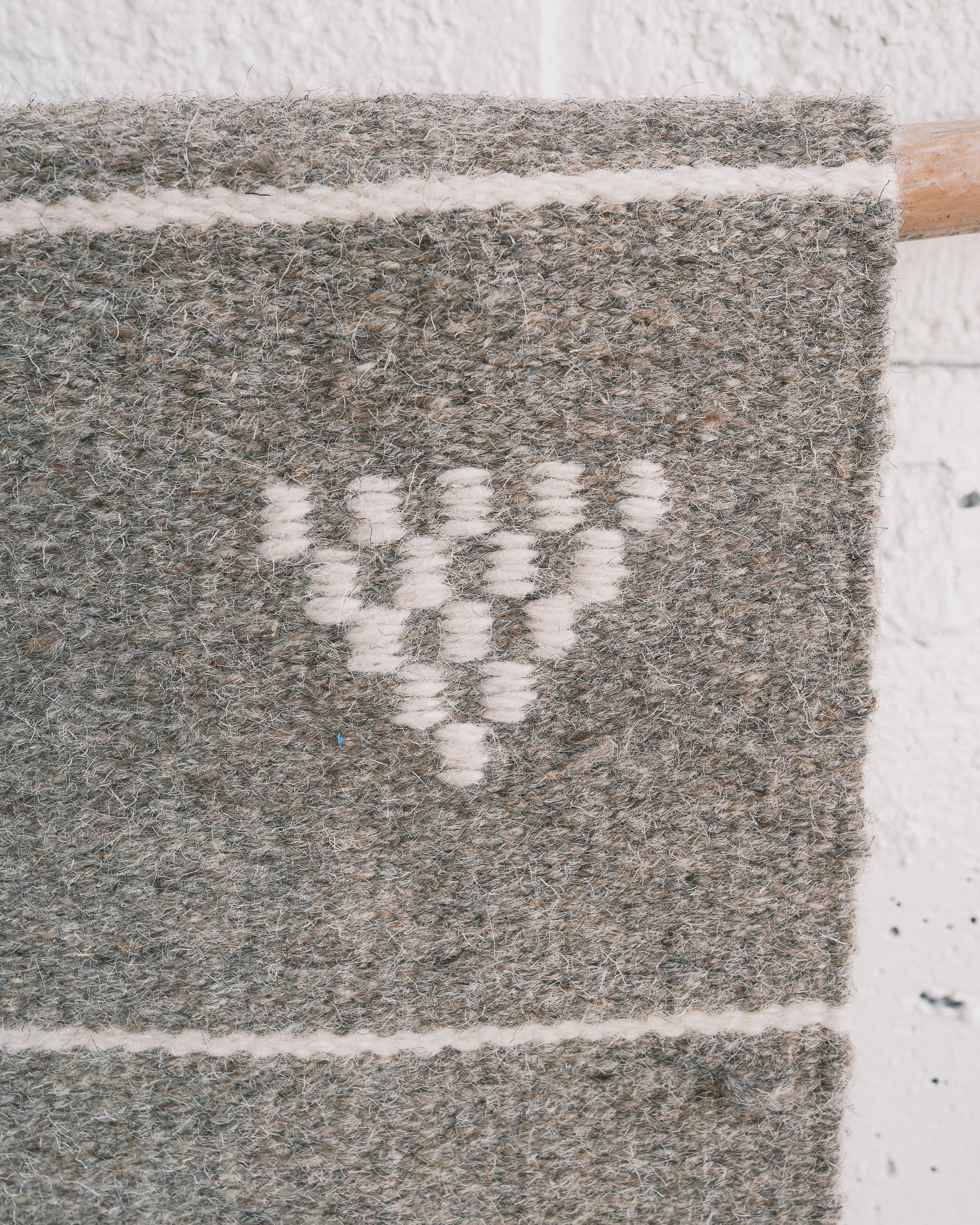 Wool Jawaja Carpet - Runner - Stone - Image 3